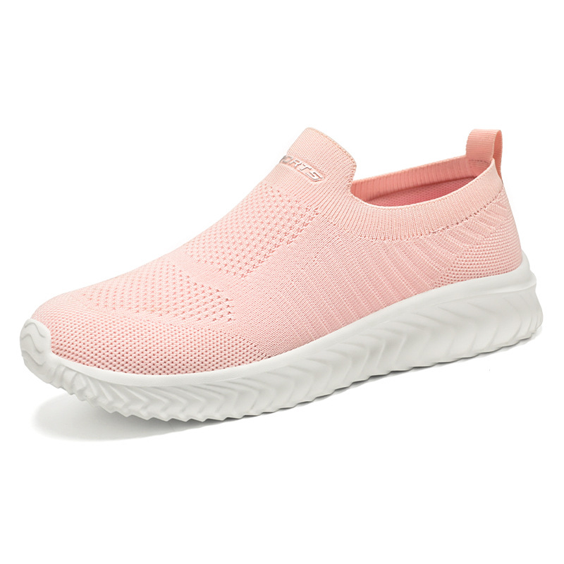 Women's shoes versatile autumn new style mesh breathable single shoes not stuffy feet casual shoes cross-border one-step mom shoes Item Picture
