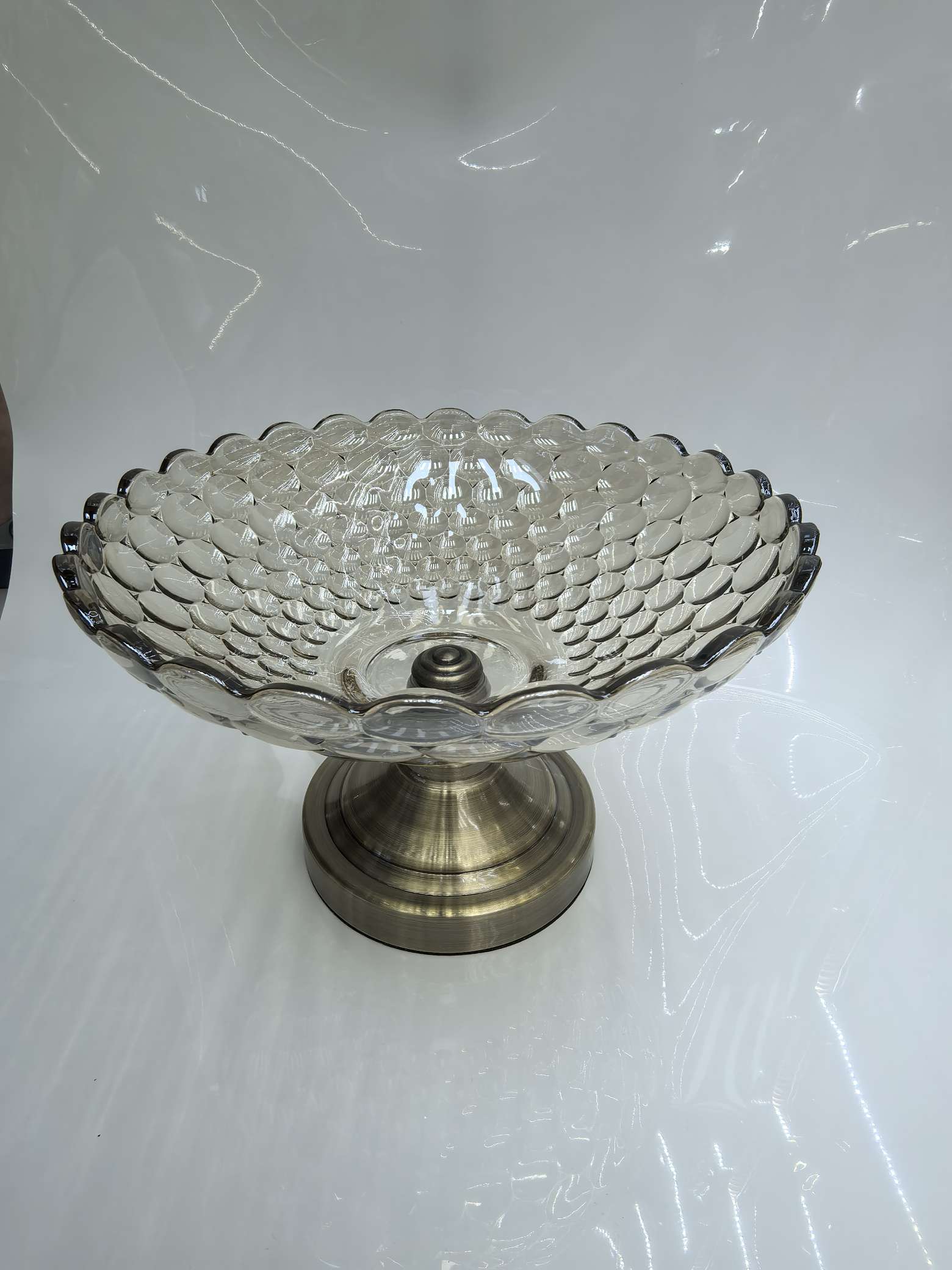 果盘珠点果盘果斗精美玻璃工艺品礼品果盘，可以放糖果，水果，好看实用高端详情图2