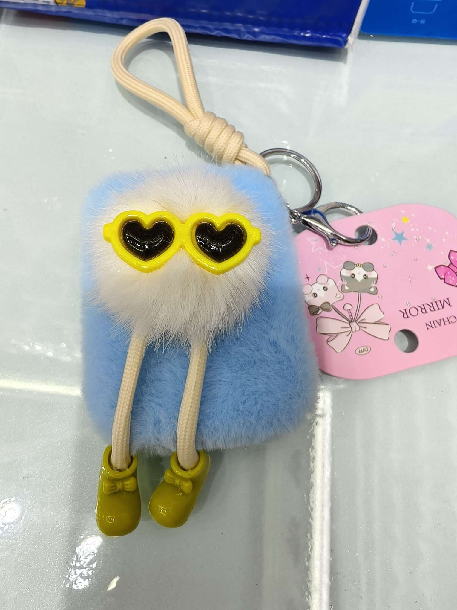 毛绒可爱时尚潮流化妆镜FASHION畅销款式卡通