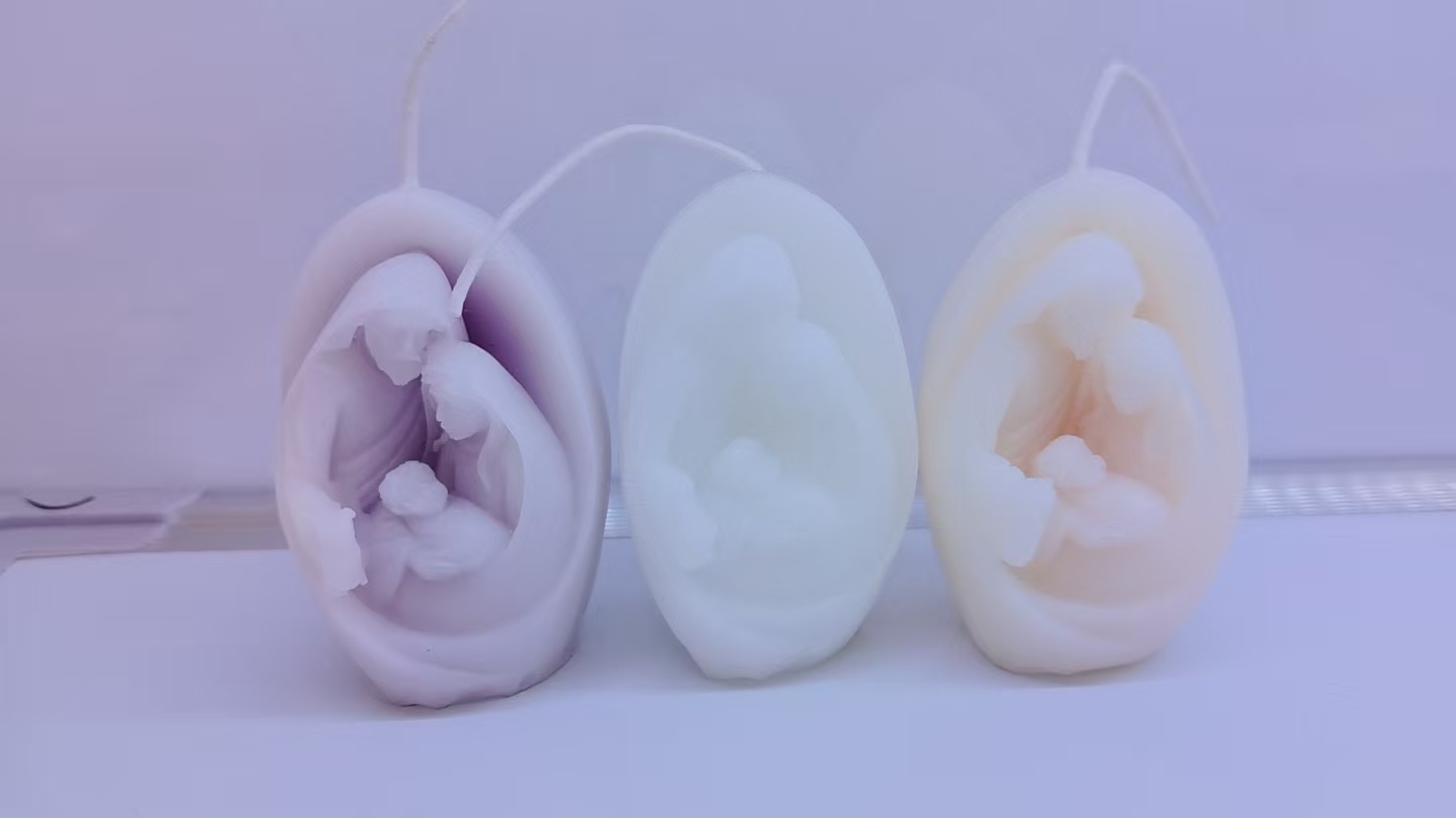 一家人石蜡香薰蜡烛节日祝福香薰蜡烛