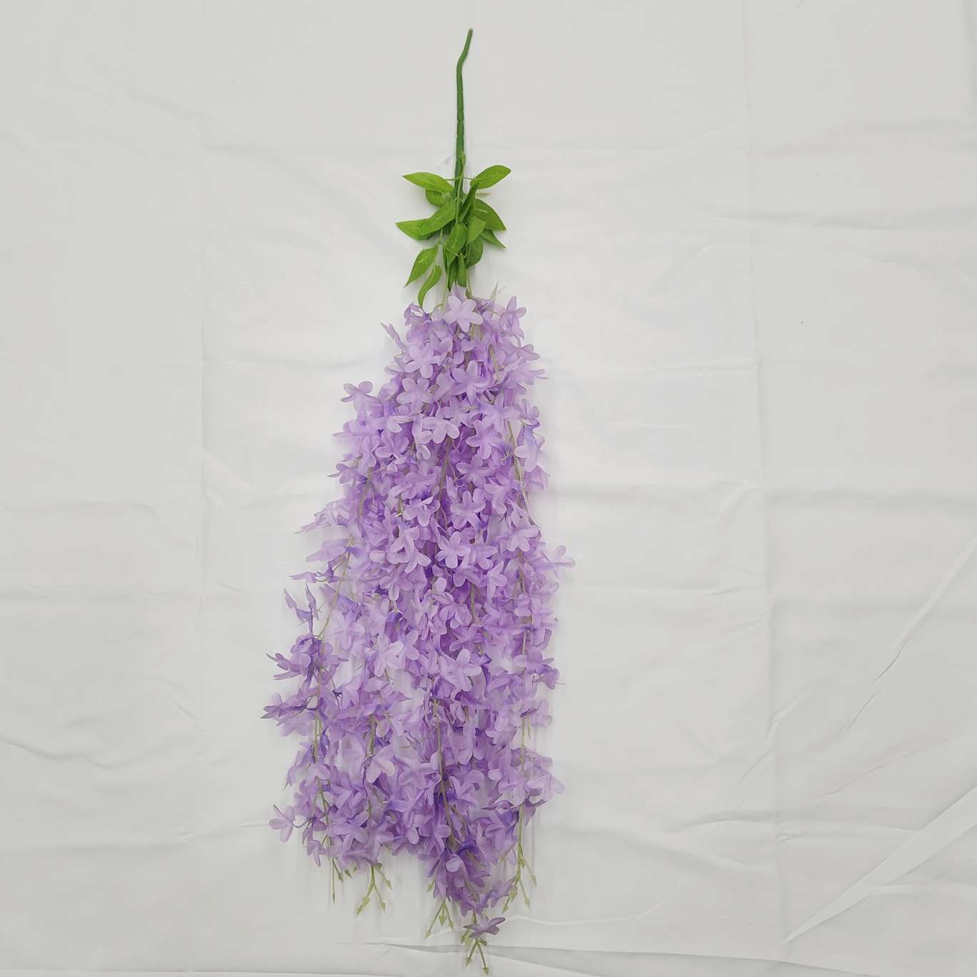 4-pronged lilac office culture simulation garden rose pole torch Carnival night guide tool electroplated rose crochet bouquet details Picture