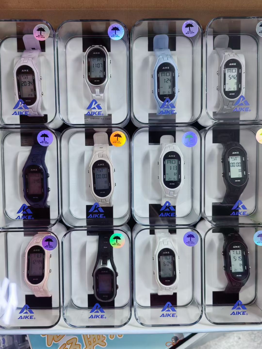 电子手表男士女士运动休闲防水时尚潮流水表电子表简约款手表