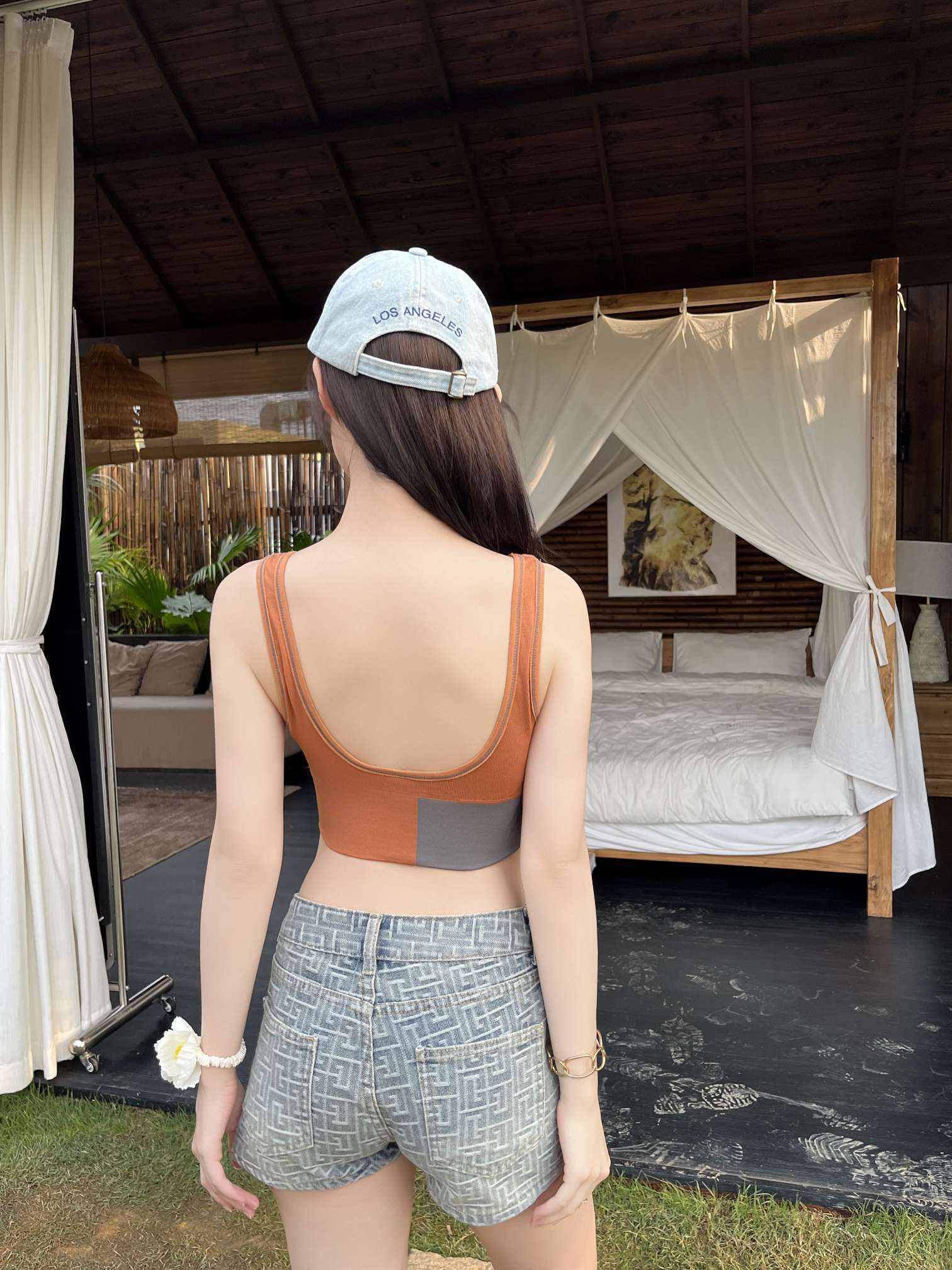 New printed sportswear, beautiful back underwear and bra Item Picture