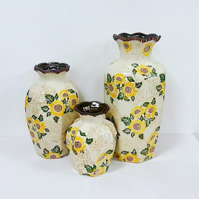 陶瓷花瓶欧式复古简约创意家居摆件欧式复古