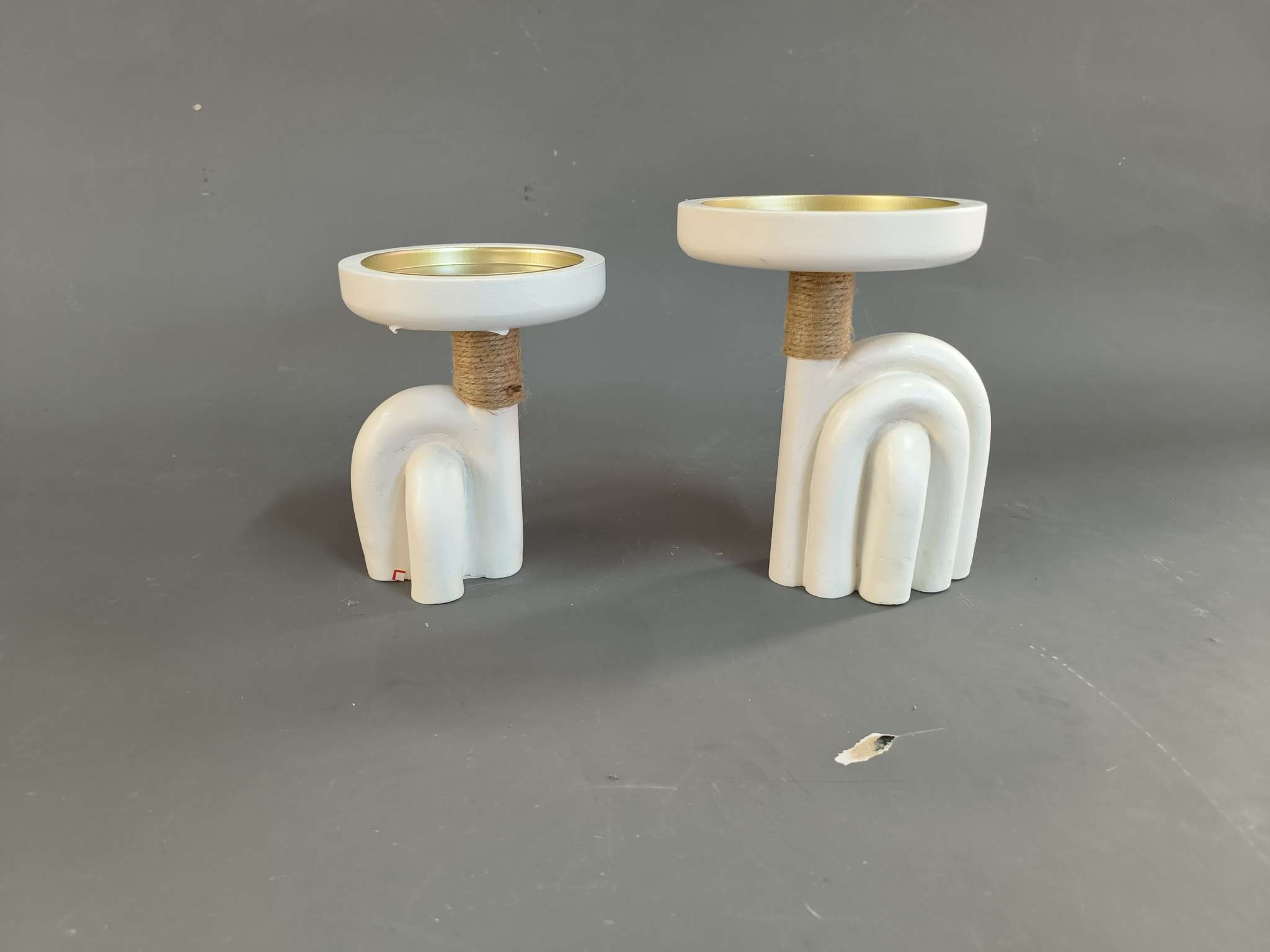 办公文化气氛布置用品烛台蜡烛器皿圣诞蜡烛杯香薰台密度板摆台装饰品产品图