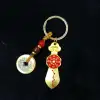 Zhonggong Craft Seven-star Sword Mountain Ghost Spin Five Emperors Coin Keychain details Picture