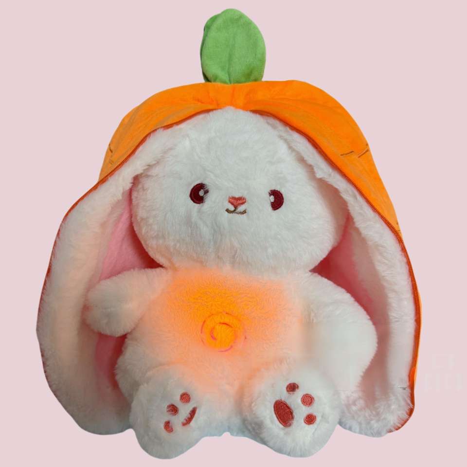 Breathing plush toys accompany sleeping animals, plush toys soothe music toys details Picture