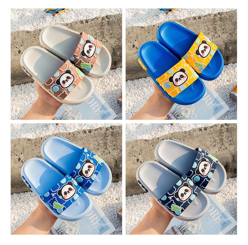 熊猫童鞋婴儿鞋儿童棉拖草莓卡通拖鞋舒适防滑适合宝宝穿着详情图3