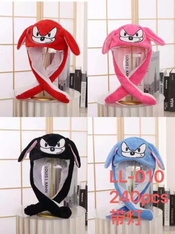 可爱卡通毛绒公仔公仔玩具小动物发光气囊捏捏卡通帽子小朋友喜爱发光捏捏帽子详情图8