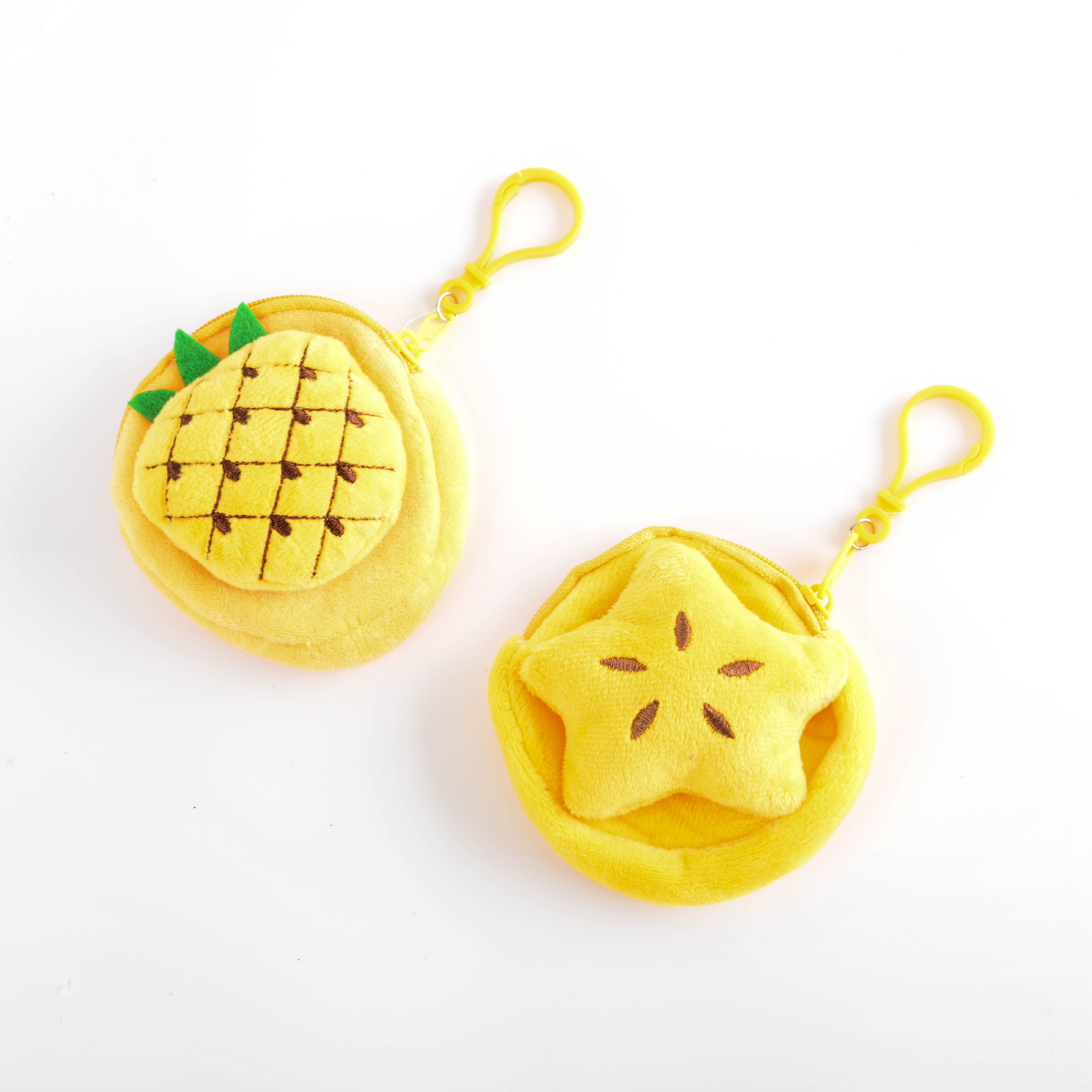 Peluche fruit collection zero carteras fresa piña bolsos accesorios colgantes pequeño tamaño naranja sandía carteras Specification image