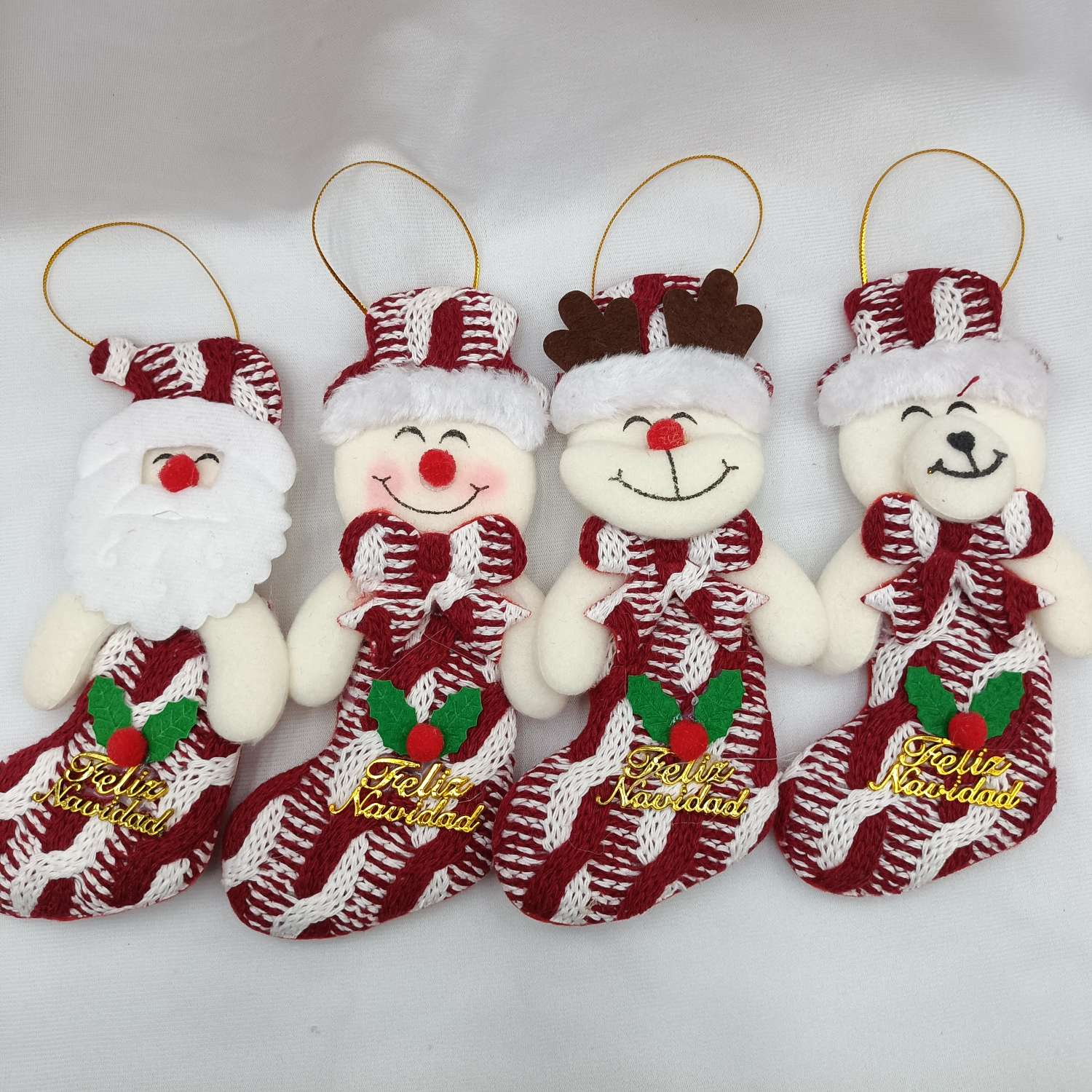 圣诞布艺娃娃挂件G43-6002圣诞装饰