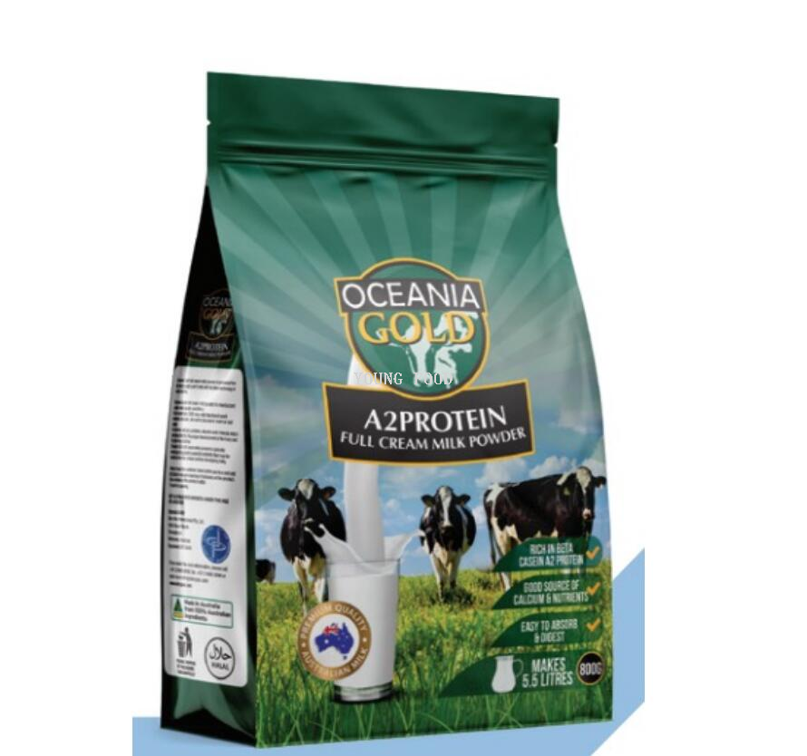 包邮 Oceania gold大洋洲A2β-酪蛋白全脂奶粉800g赤道力进口零食详情2