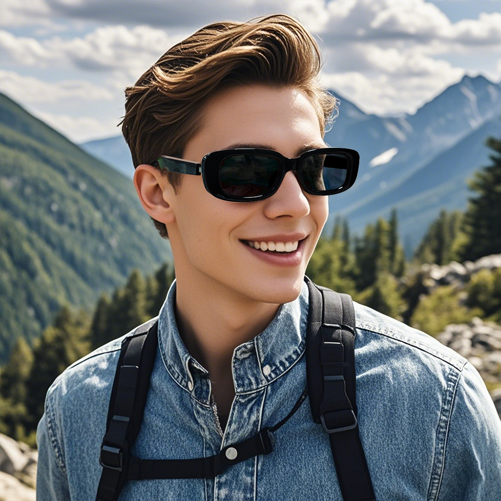 Bluetooth outdoor sound control Smart Glasses MZ12 for making and receiving calls and listening to music Item Picture