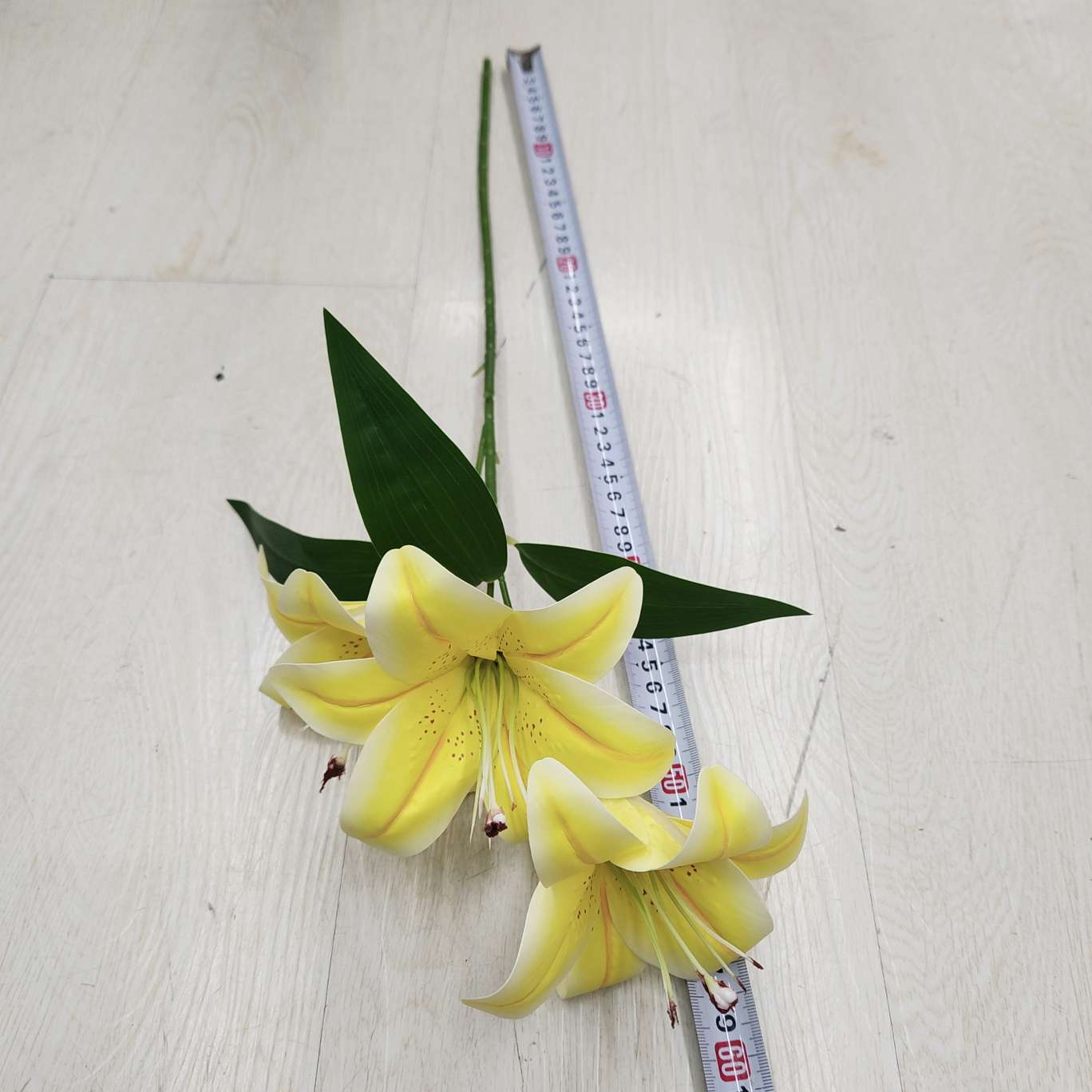 3头3D小百合办公文化仿真园艺花礼盒 毛线钩织簪花毛线花装饰品详情图10