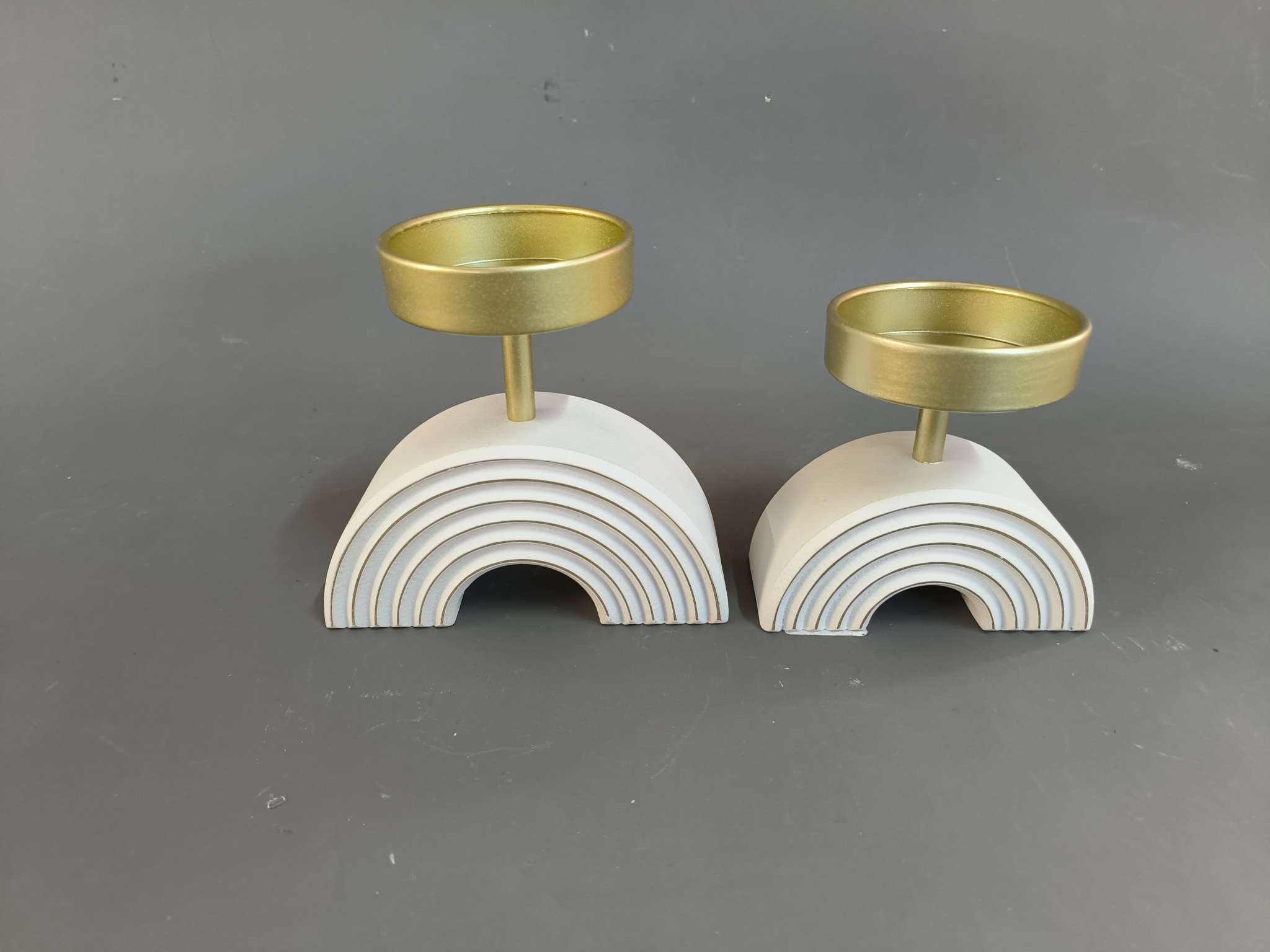 办公文化气氛布置用品烛台蜡烛器皿圣诞蜡烛杯香薰台密度板摆台装饰品详情图3