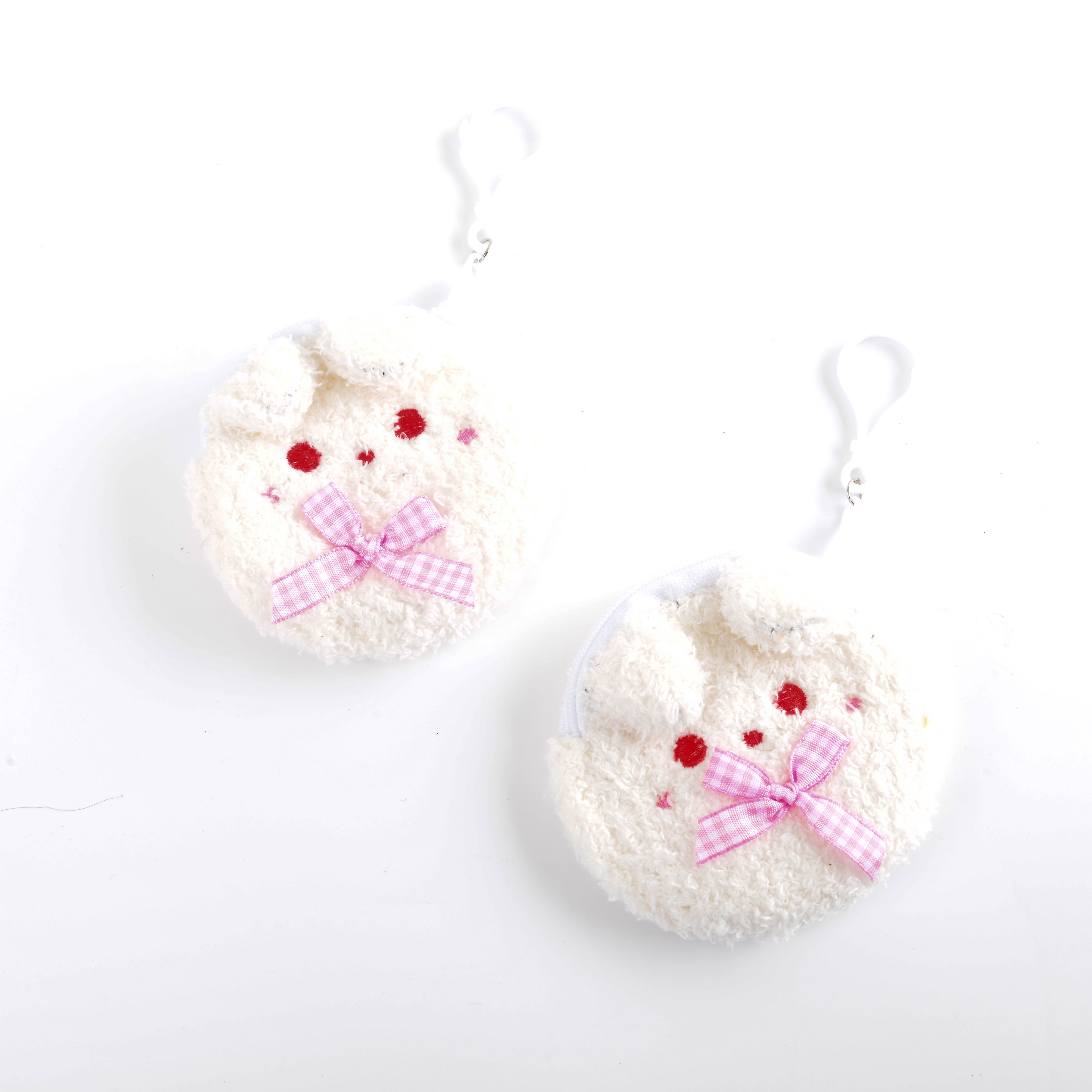Dibujos animados pequeños animales peluche cero billetera estudiante mano pequeña billetera chica exquisita mini bolsa auriculares bolsa de almacenamiento Item Picture