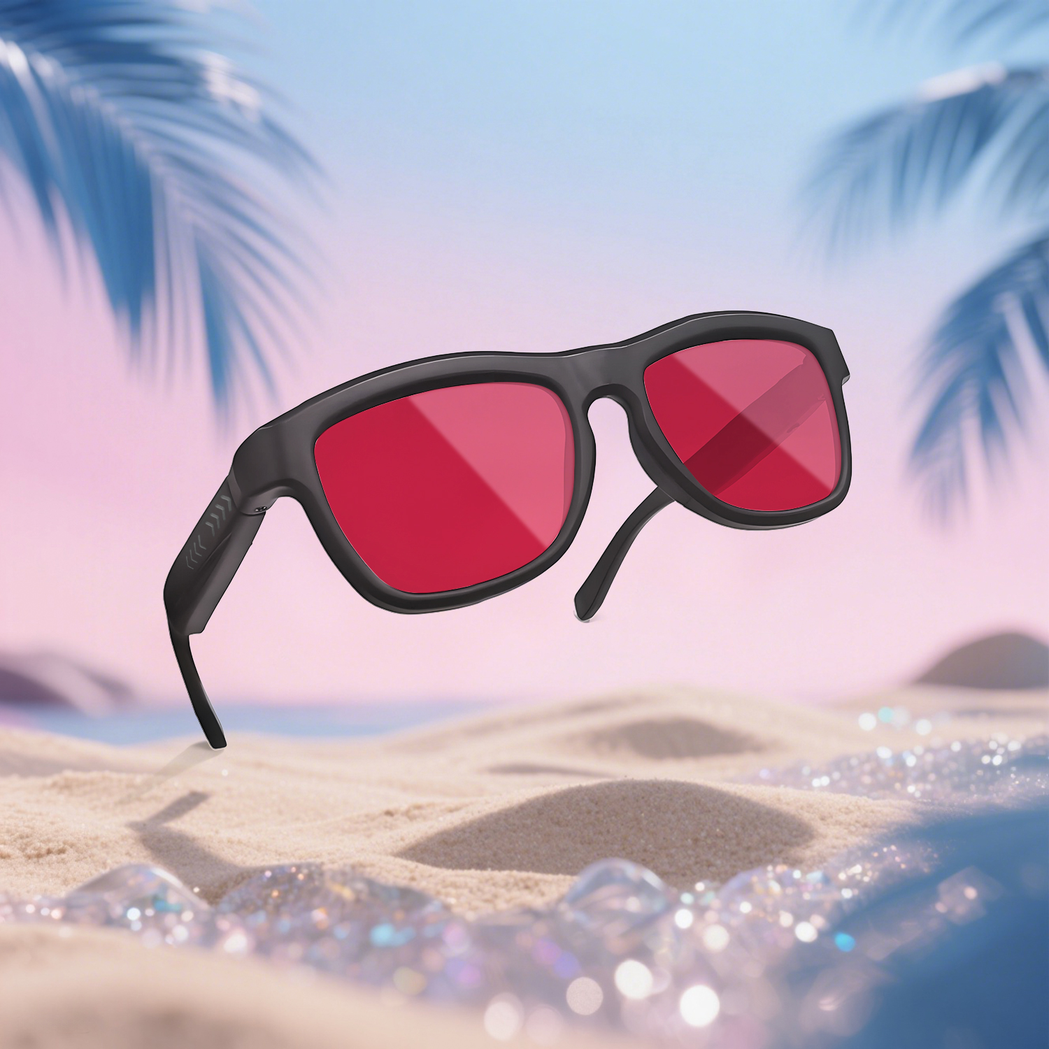 Bluetooth outdoor sound control for making and receiving calls, listening to music, color-changing smart glasses GV90 details Picture