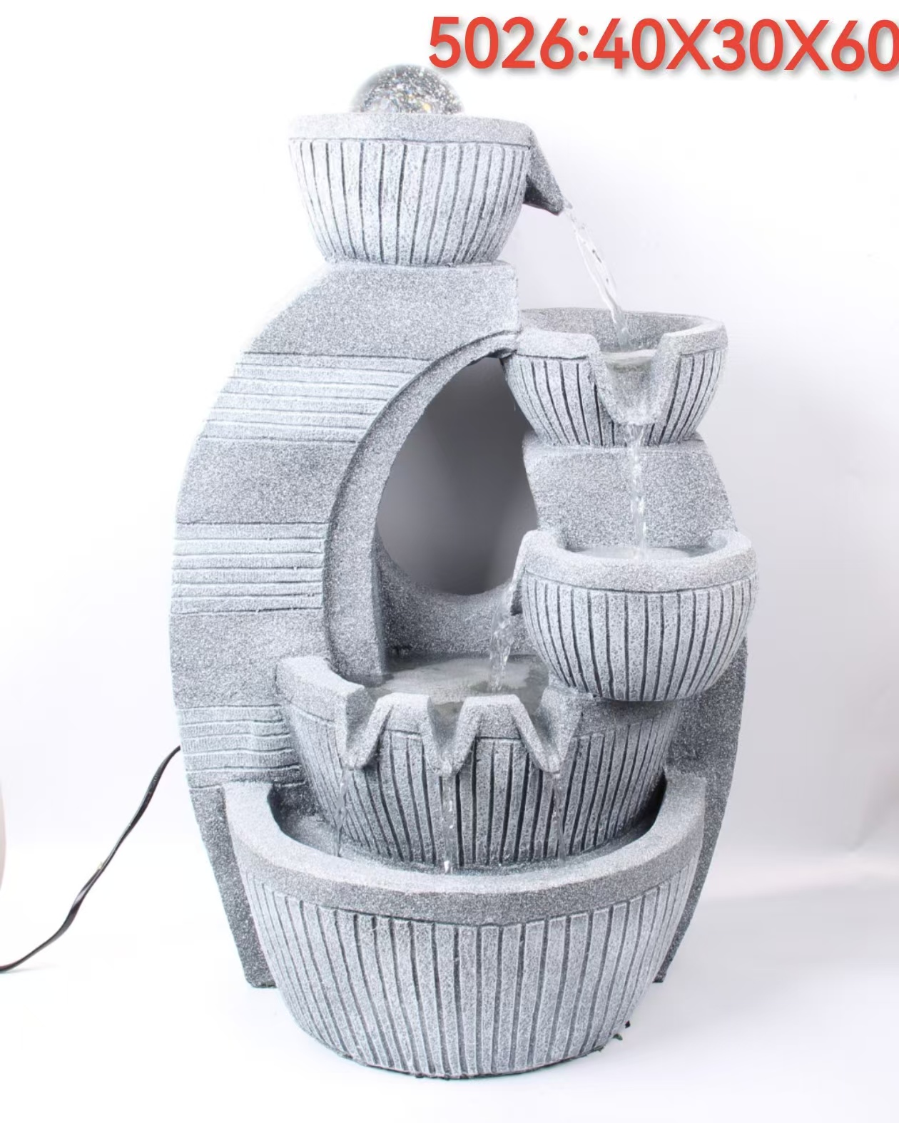 Escultura simple moderna decorativa manualidades resina rostic mountain humidificador