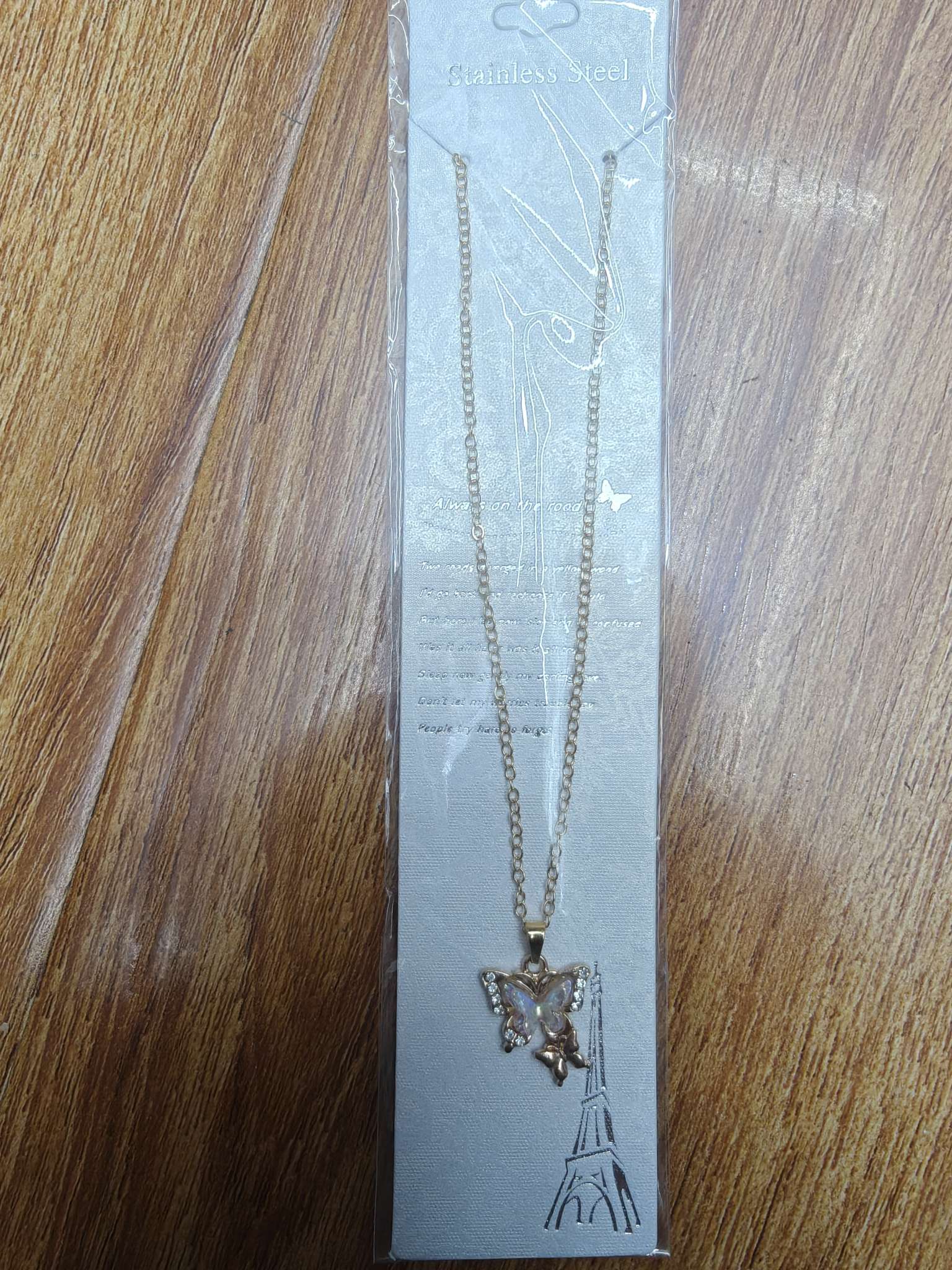 跨境爆款精致小蝴蝶项链