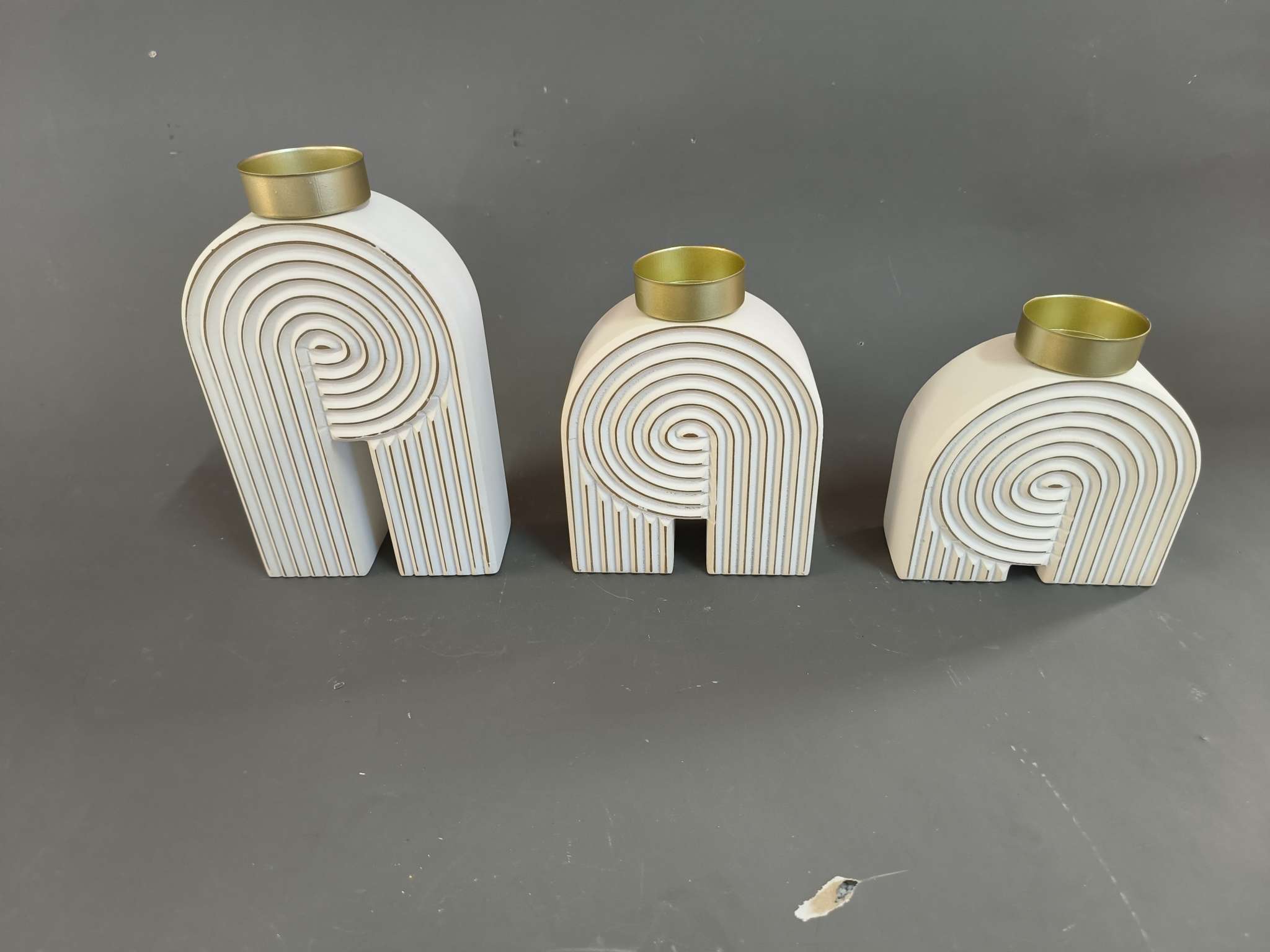 办公文化气氛布置用品烛台蜡烛器皿圣诞蜡烛杯香薰台密度板摆台装饰品详情图10