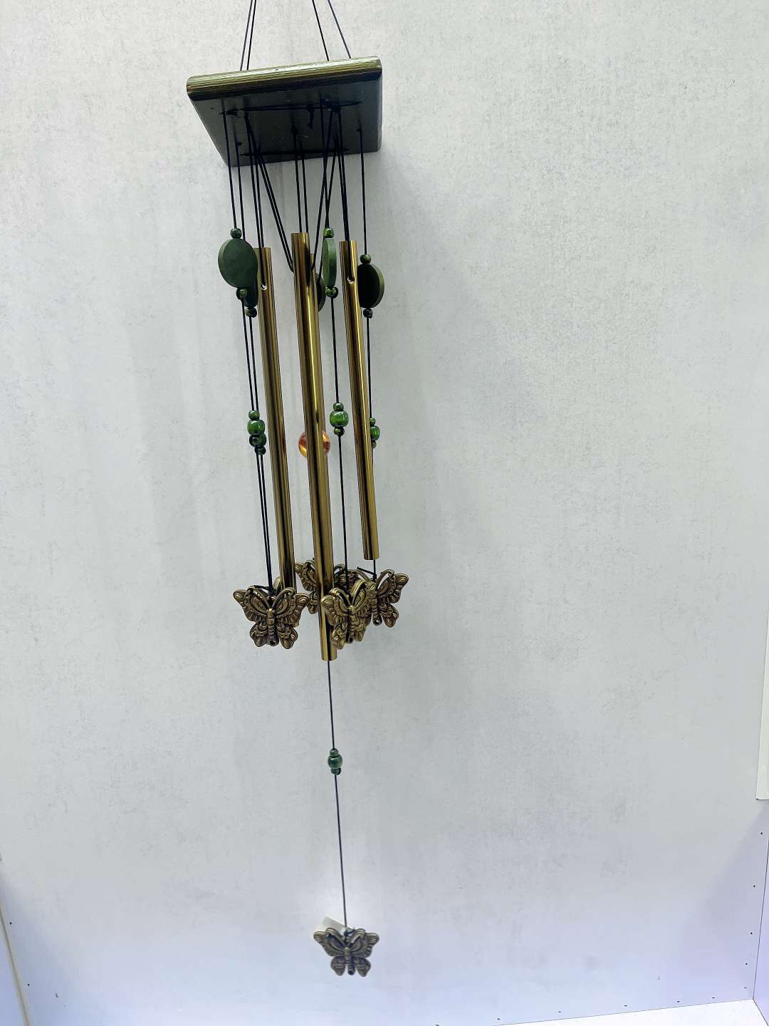 木质风铃，蝴蝶风铃，户外，阳台装饰挂件