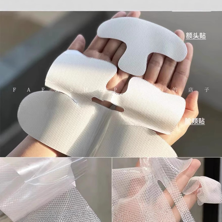 The popular hydrogel thread sculpting mask for a V-shaped face is a hydrating collagen split mask with mesh Application Scenario