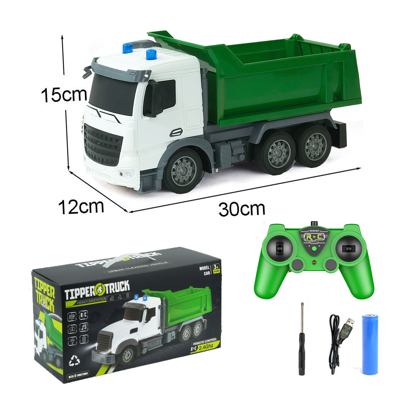 Wuyuan toys, children's mixer trucks, remote control rechargeable cement mixer trucks, remote control cars, Dongfang cars, sanitation vehicles, remote control cars, toys for export and wholesale detail image 17