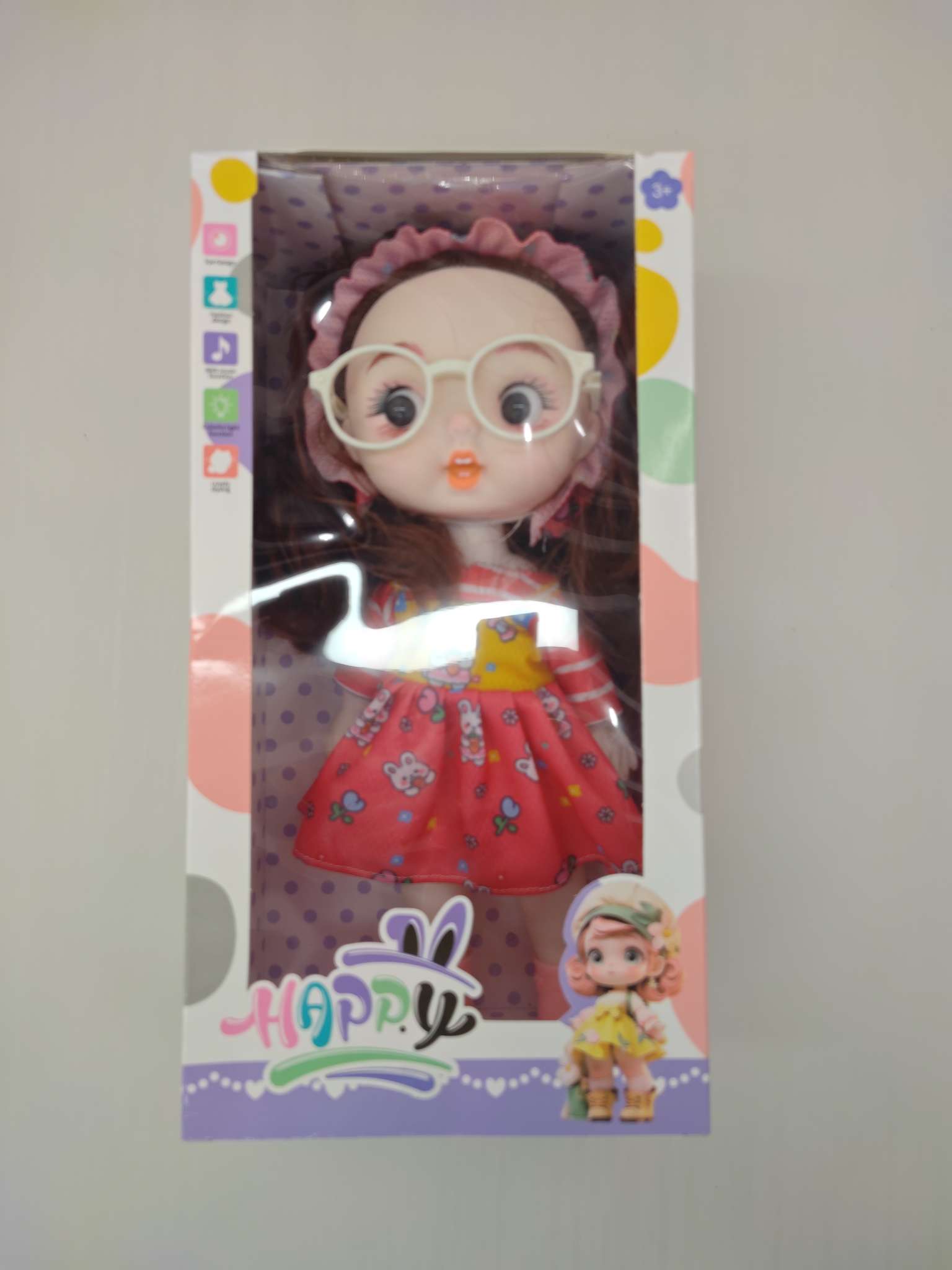 可定制各种灯光音乐玩具娃娃空