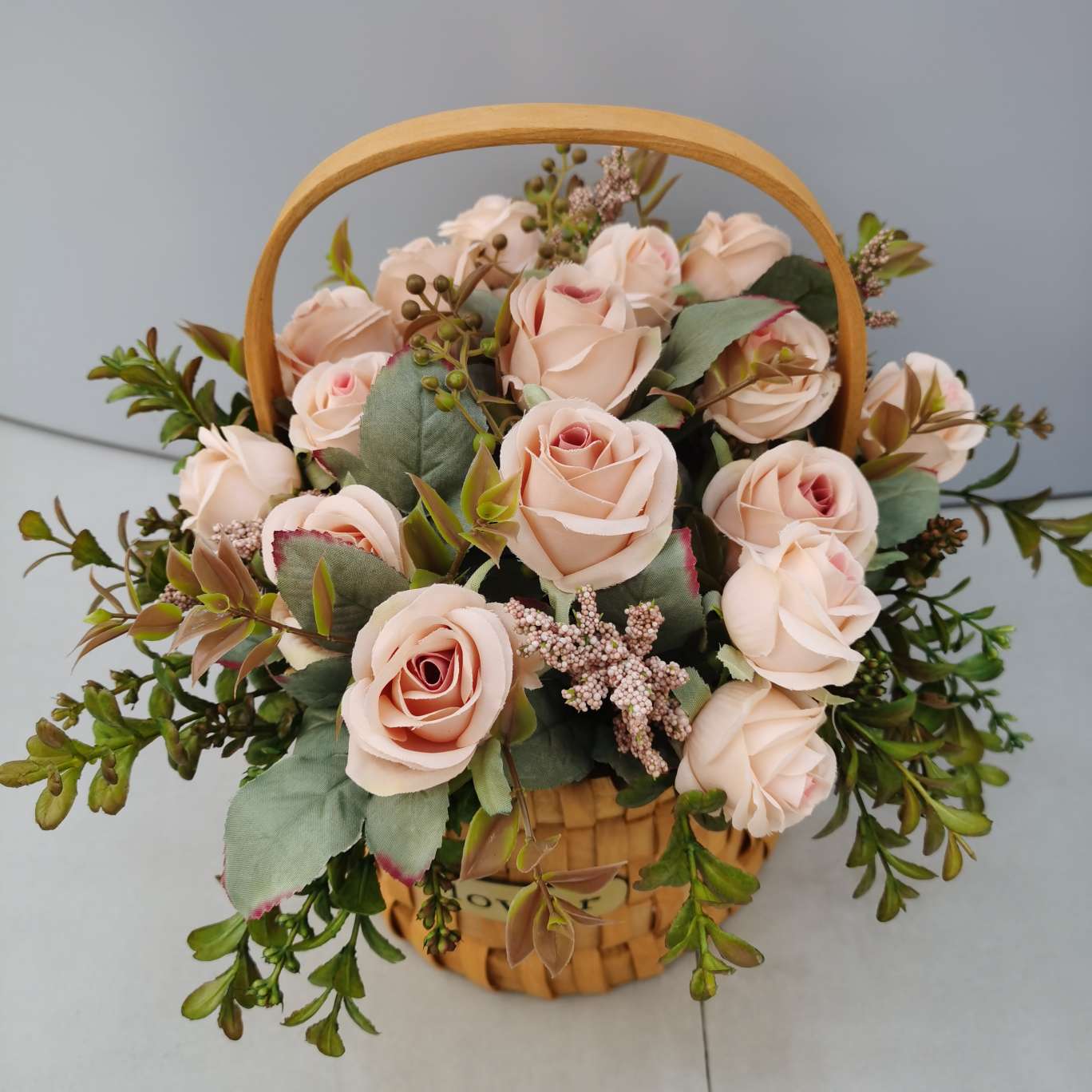  清明花仿真花藤 工艺品 礼品 教师节特别赠品 仿真花瓣装饰 美观耐看仿真花小盆栽