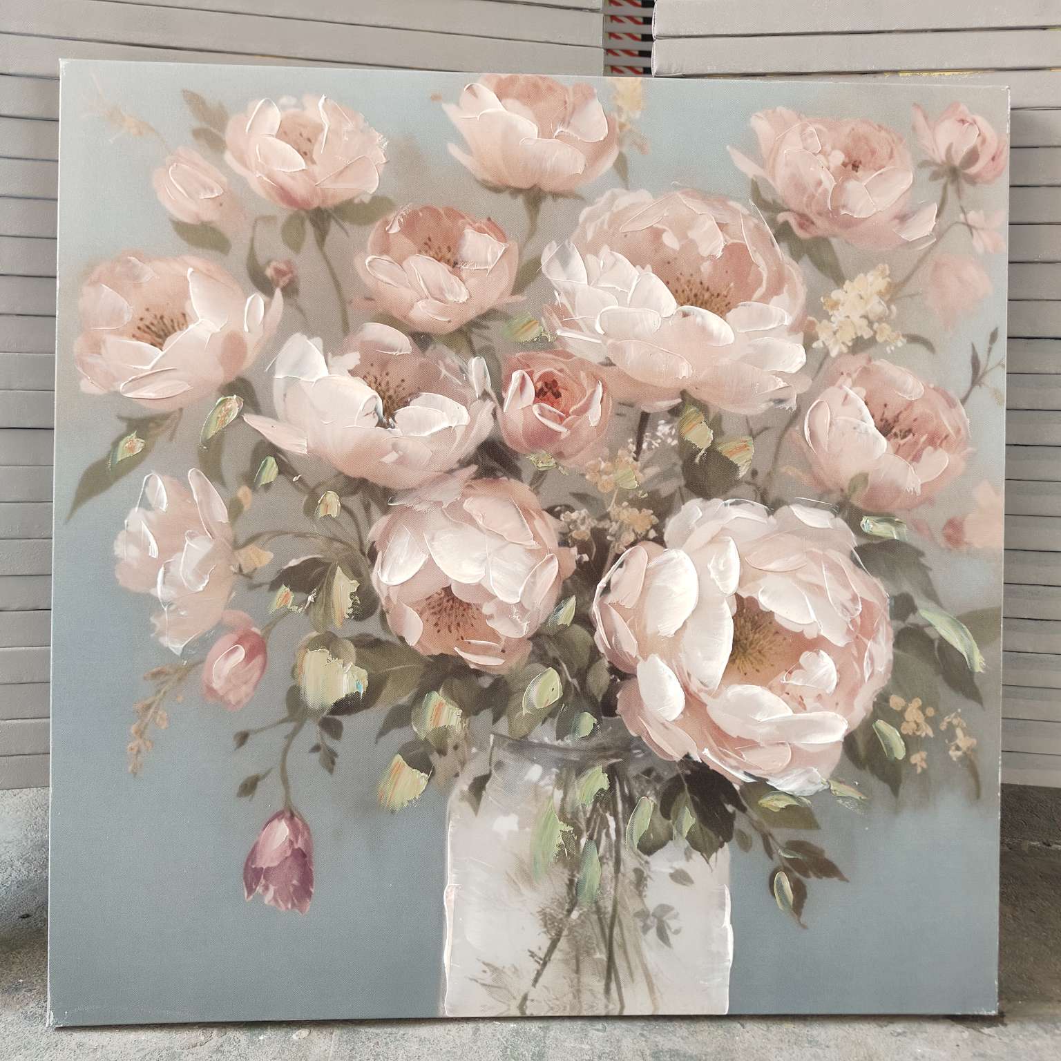 九晟花卉装饰画挂画家居装饰工艺画花卉油画手绘画客厅餐厅装饰画外贸货源量大优惠可定制尺寸欢迎来样订购新款油画喷绘画民宿配画