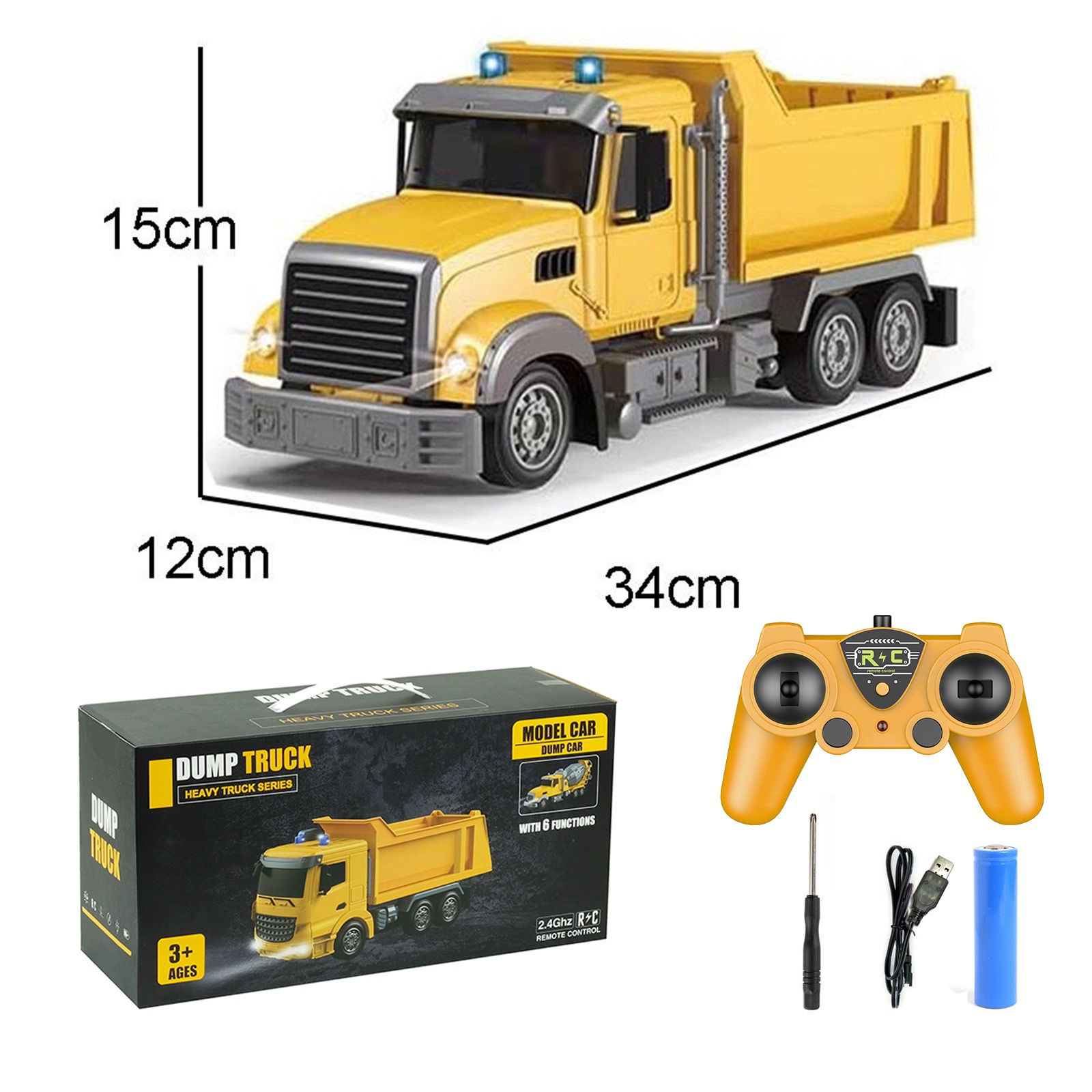 Wuyuan toys, children's mixer trucks, remote control rechargeable cement mixer trucks, remote control cars, Dongfang cars, sanitation vehicles, remote control cars, toys for export and wholesale detail image 12