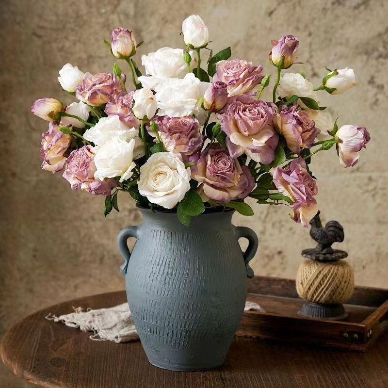 仿真工艺品礼品仿真工艺品摆件手工艺品装饰品仿真陶瓷工艺品工艺品摆设家居装饰仿真陶瓷工艺品收藏品仿真花详情图12