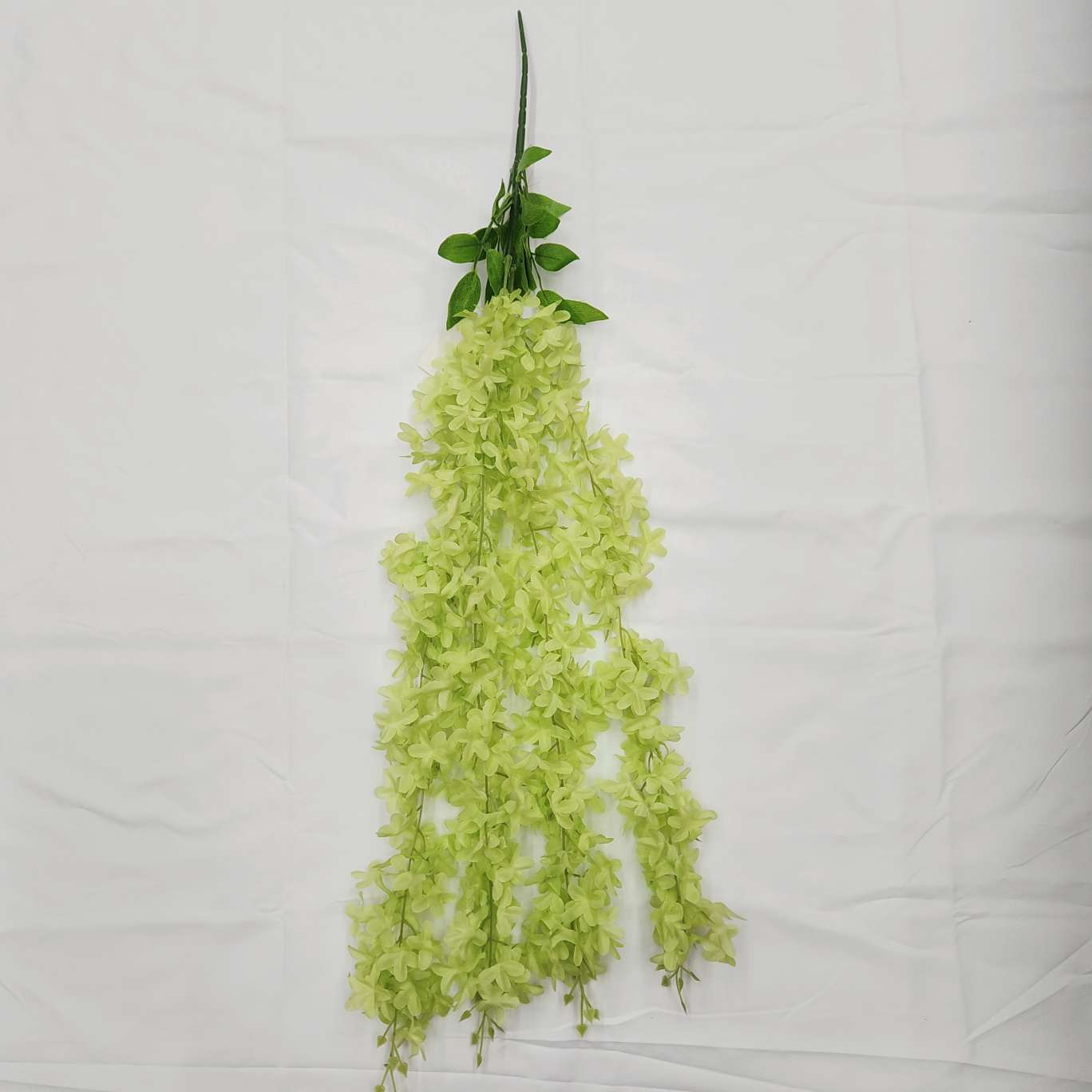 4-pronged lilac office culture simulation garden rose pole torch Carnival night guide tool electroplated rose crochet bouquet Specification image