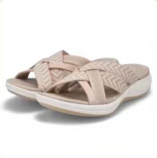 Amazon cross-border large-sized thick-soled wedge heel sandals for women 2023 Summer new flat color-blocked cross-strap sandals full figure