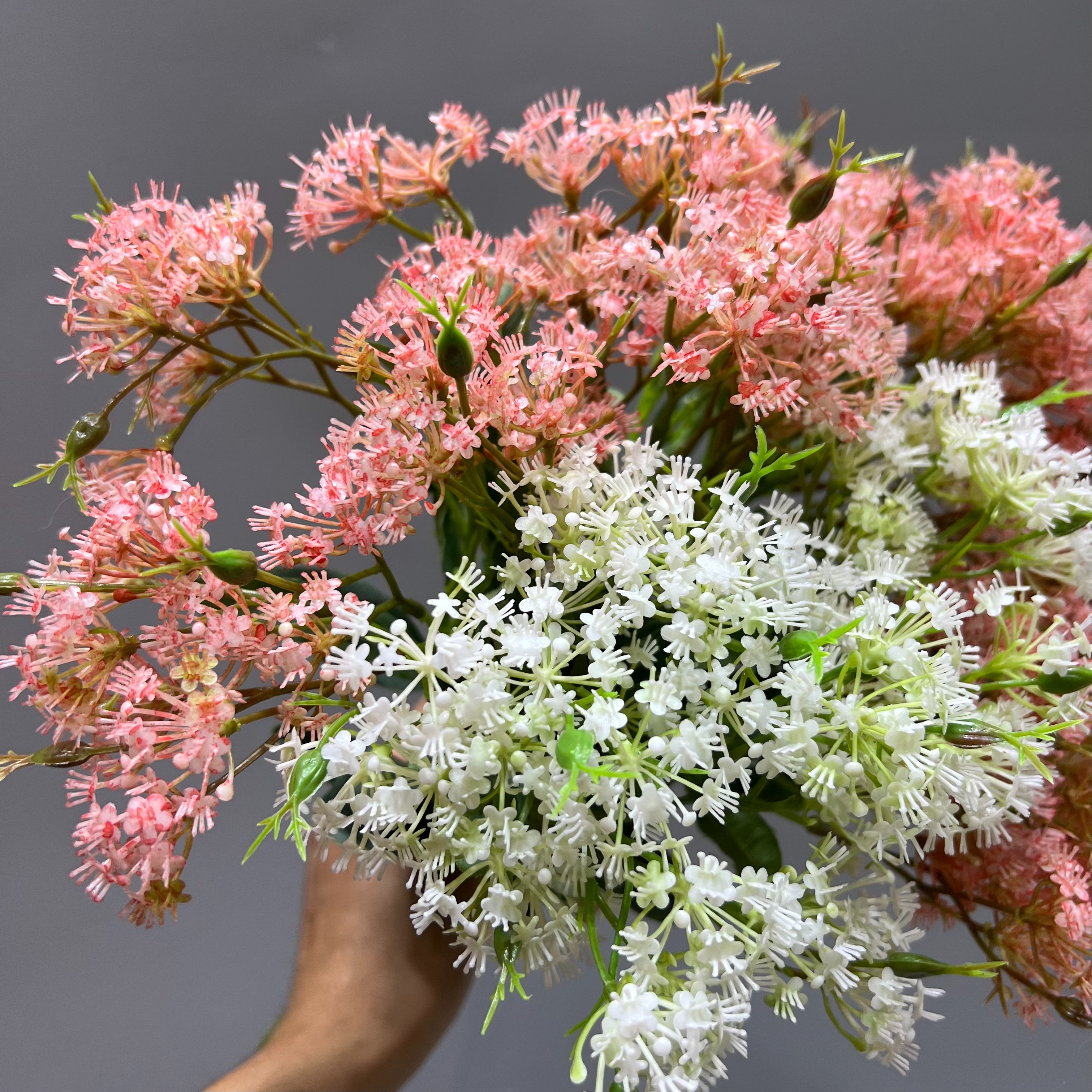 仿真花把束细节图