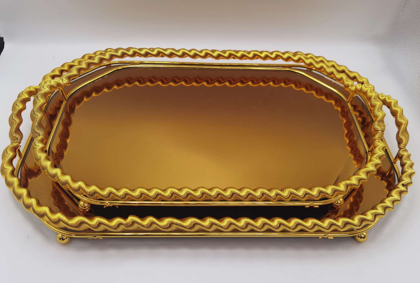 صينية معدنية لوازم الفنادق details Picture