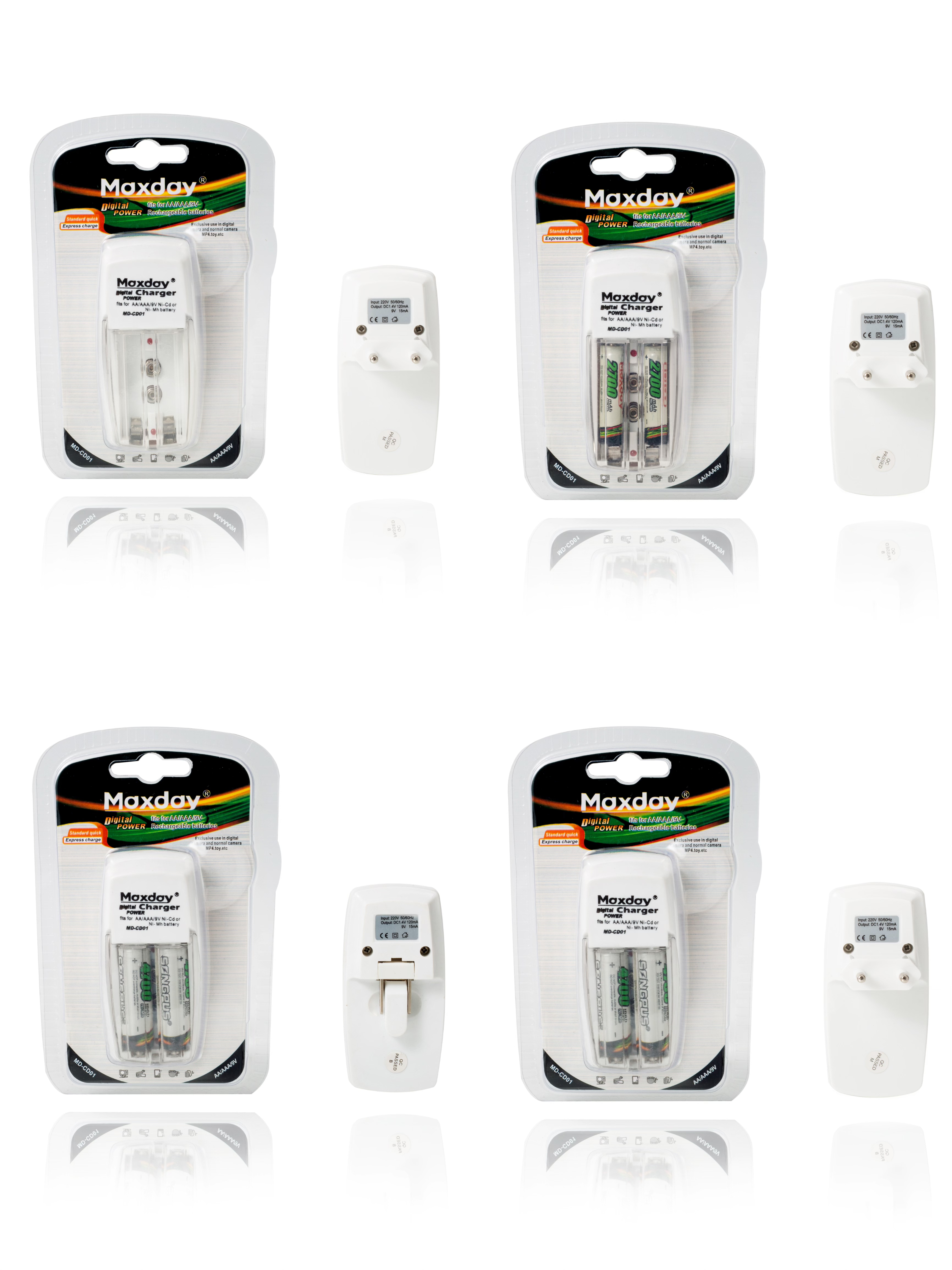 【Maxday】MD- CD01 AA/AAA充电器