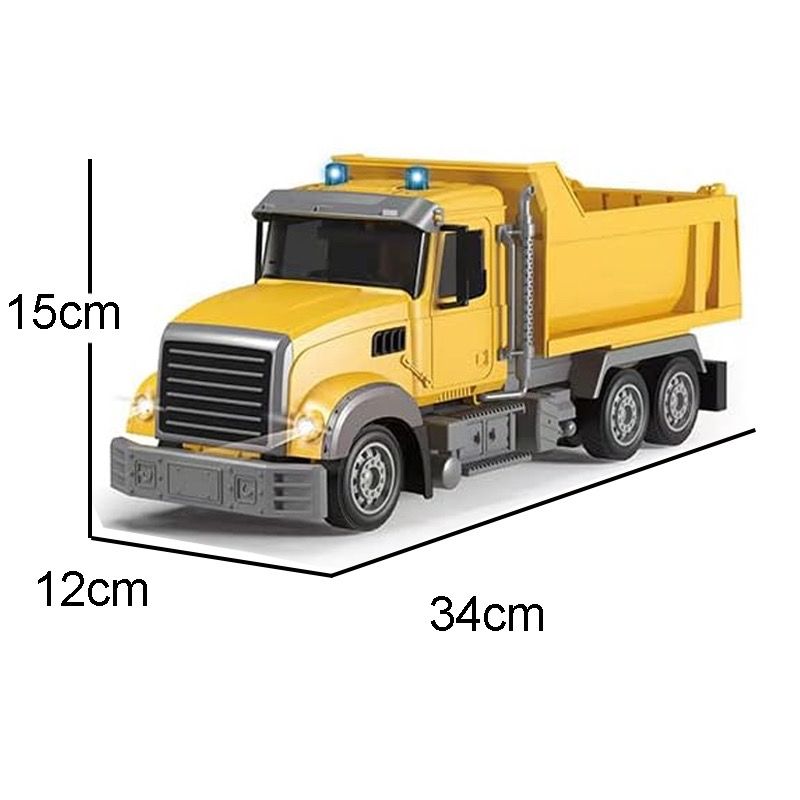 Wuyuan toys, children's mixer trucks, remote control rechargeable cement mixer trucks, remote control cars, Dongfang cars, sanitation vehicles, remote control cars, toys for export and wholesale detail image 9