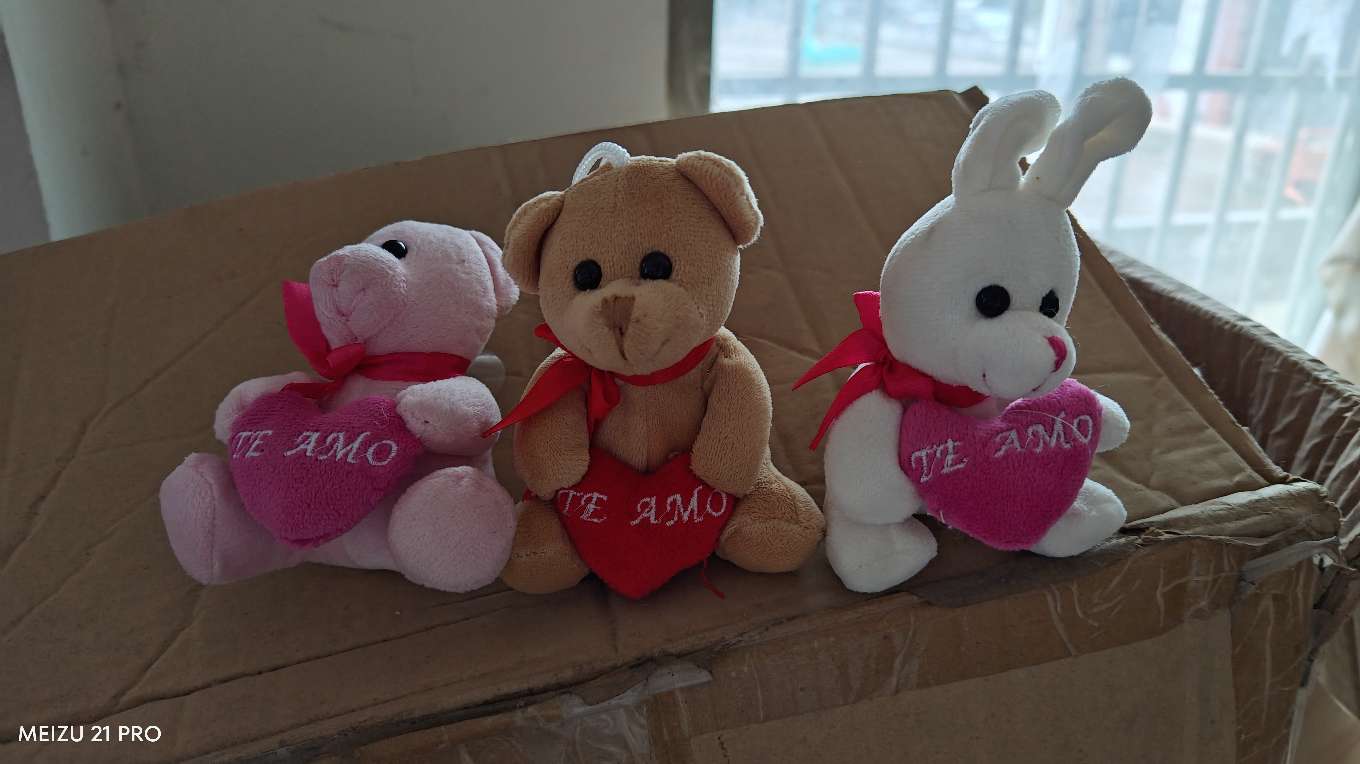 Cute and adorable bow tie, bear pendant, plush toy doll, little rabbit bag, pendant, keychain, Rag Doll Application Scenario