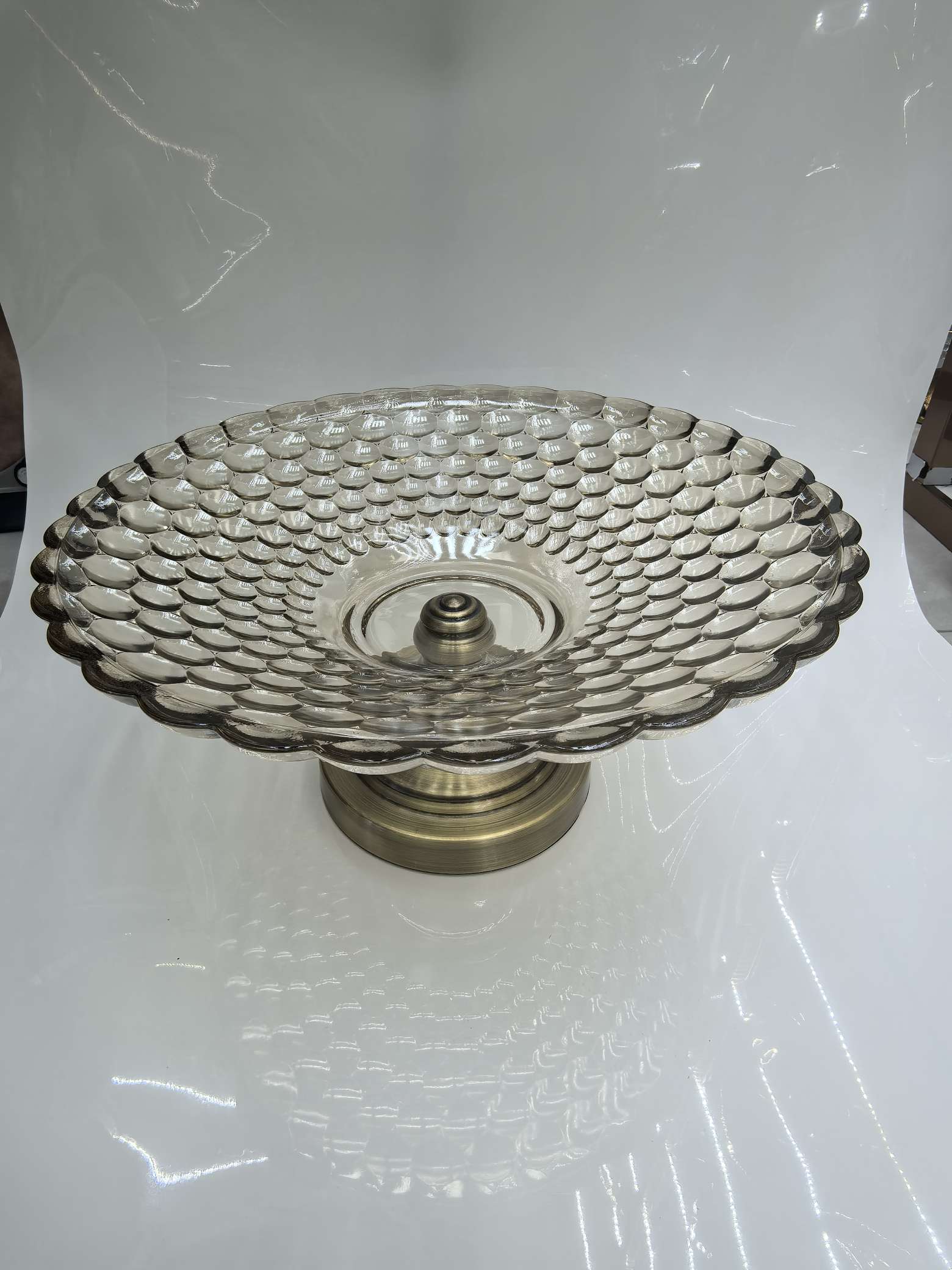 果盘珠点果盘果斗精美玻璃工艺品礼品果盘，可以放糖果，水果，好看实用高端详情图4