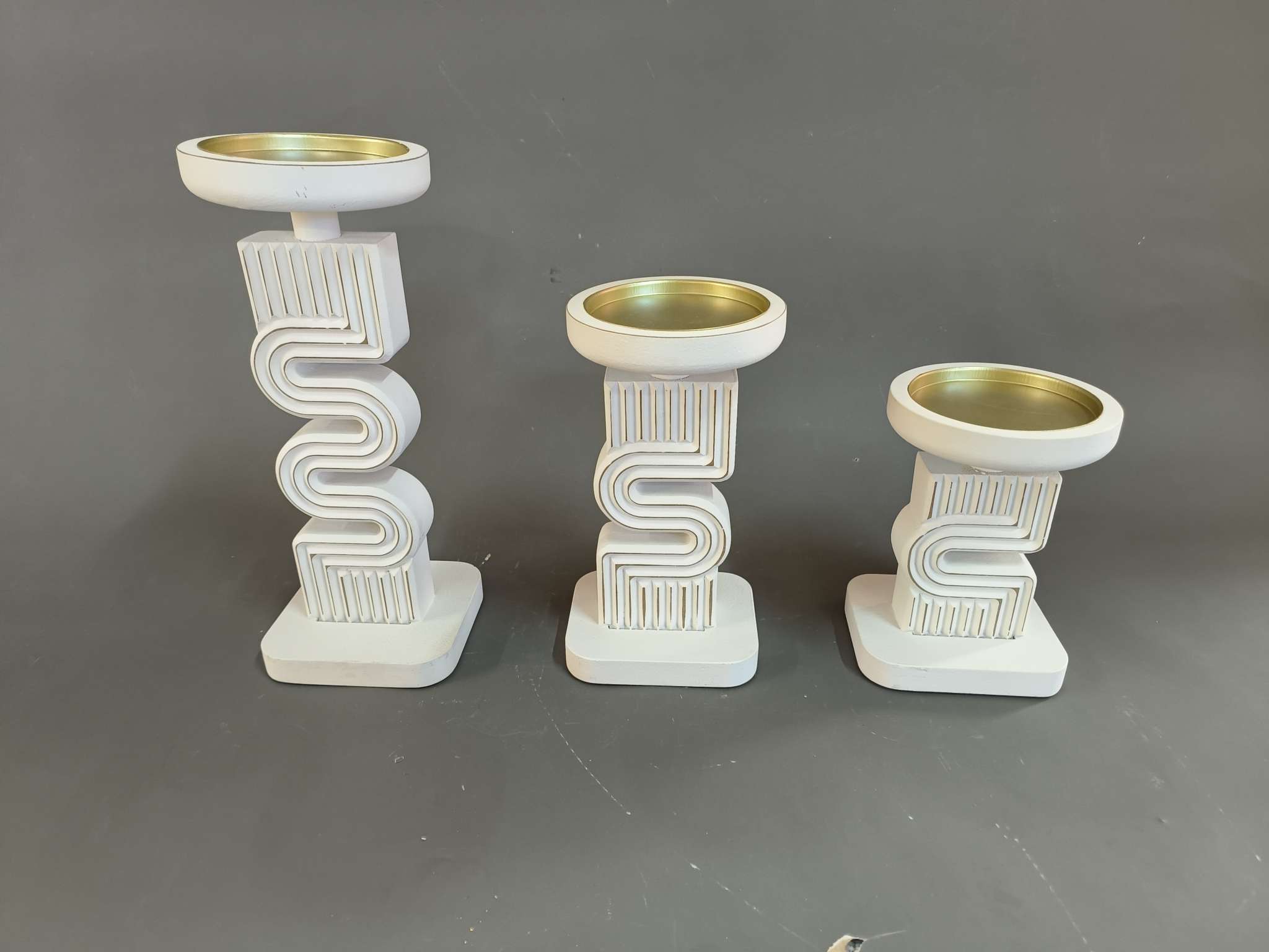 办公文化气氛布置用品烛台蜡烛器皿圣诞蜡烛杯香薰台密度板摆台装饰品详情图11