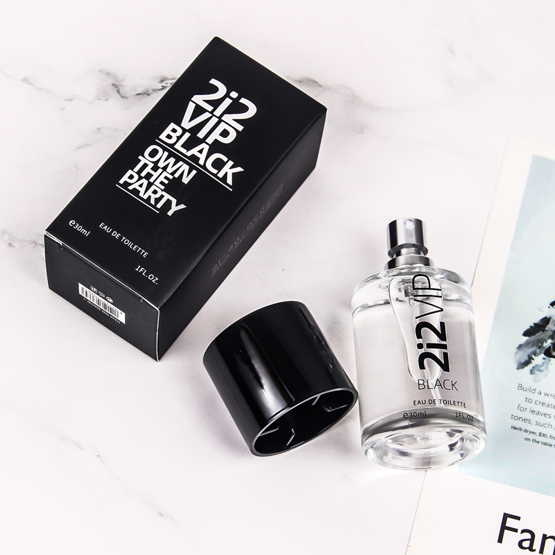 Vermouth croft perfume 212VIP BLACK vanilla musk larga duración light perfume 30ml venta caliente de comercio exterior Specification image