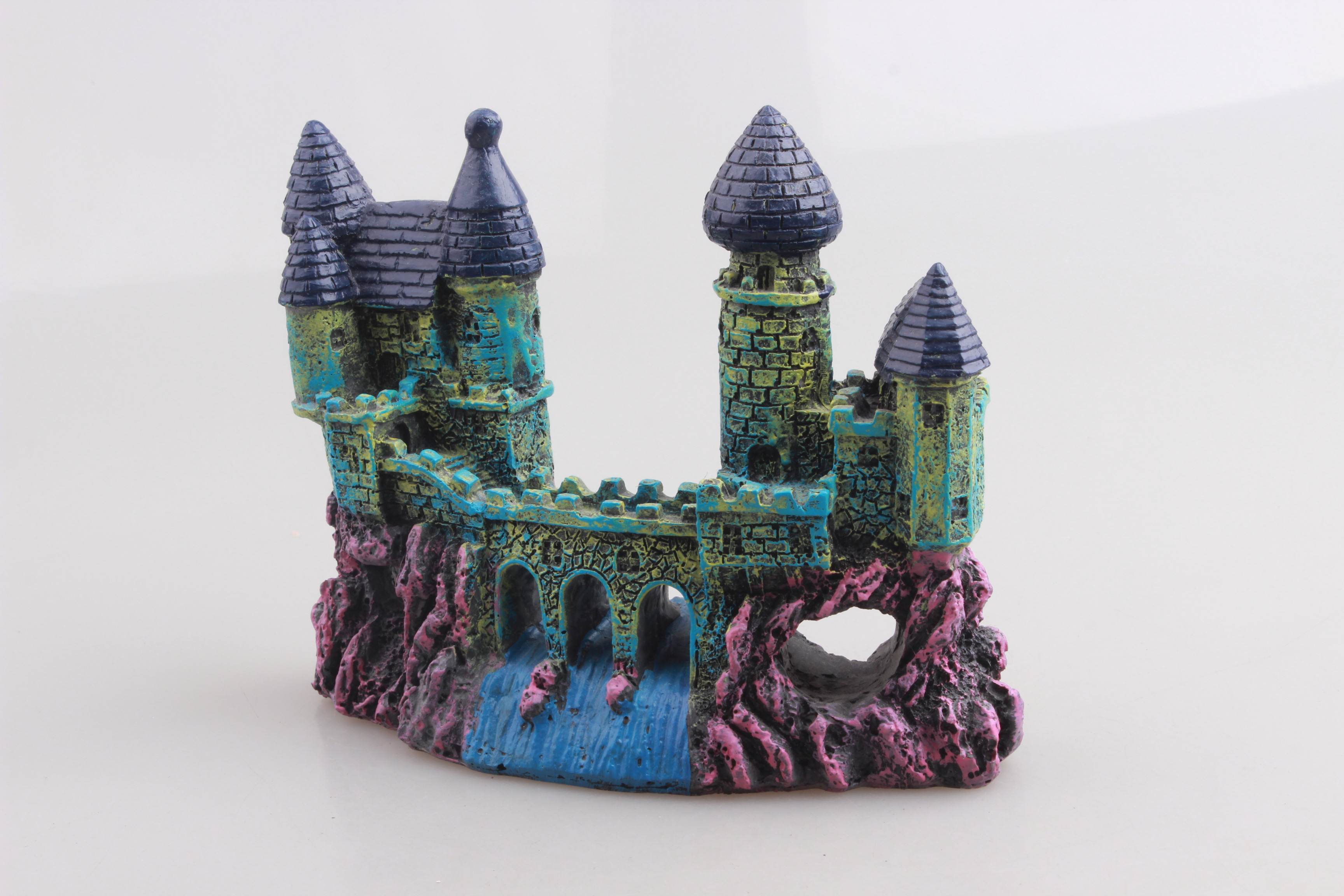 水族馆鱼缸造景城堡