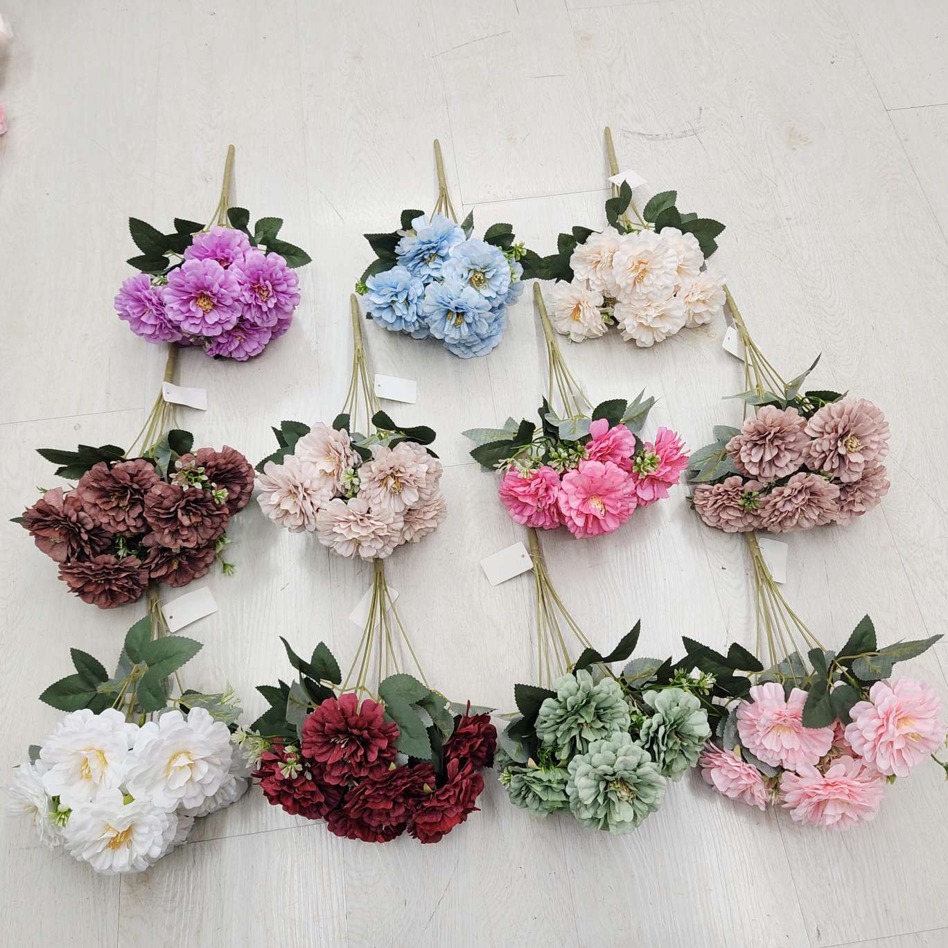 7 pieces of hibiscus office simulation rose poles, torches, carnival night guide, electroplated and crocheted bouquet, cultural garden decoration