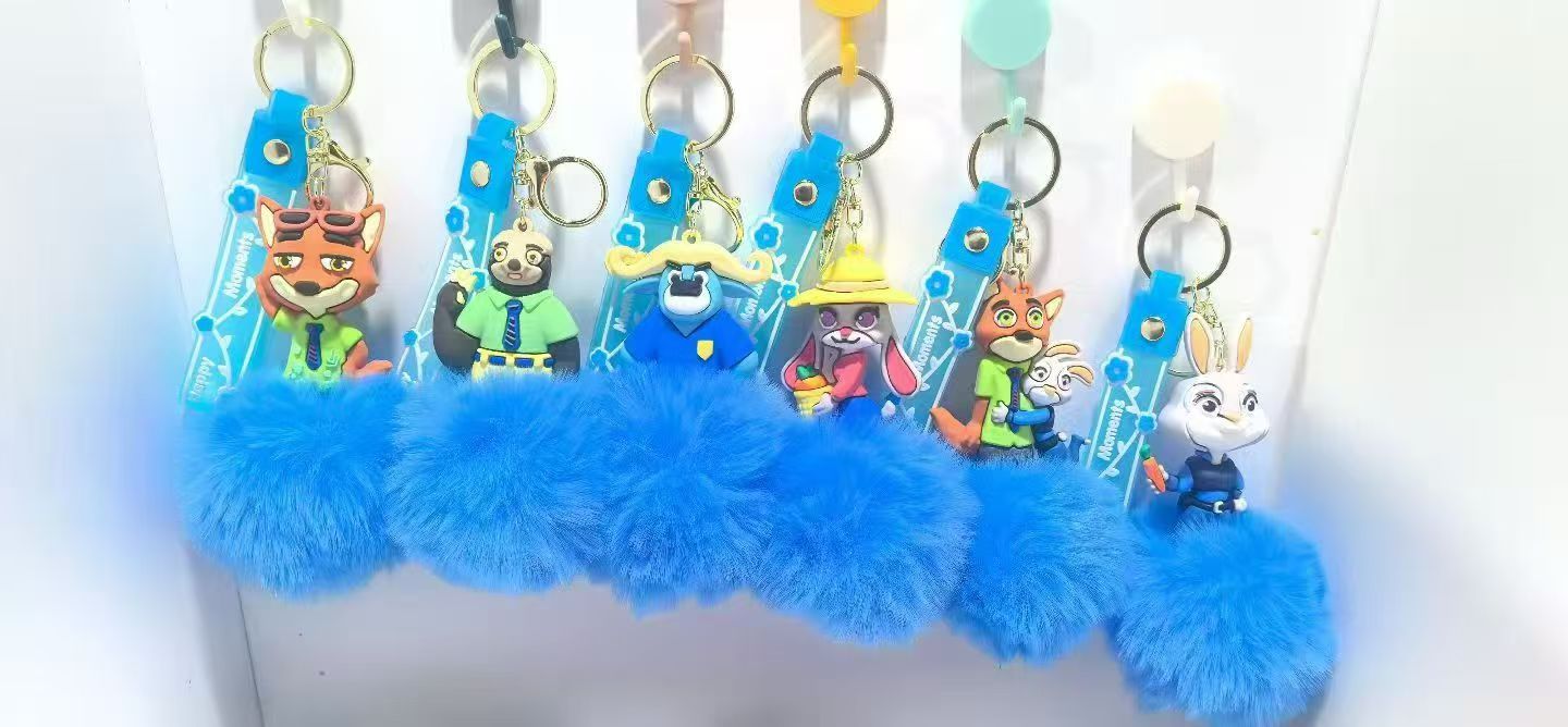 马年钥匙扣挂件钥匙扣女2025可爱工艺品礼品钥匙配饰钥匙扣时尚创意钥匙扣配件毛球钥匙扣挂件包包挂件