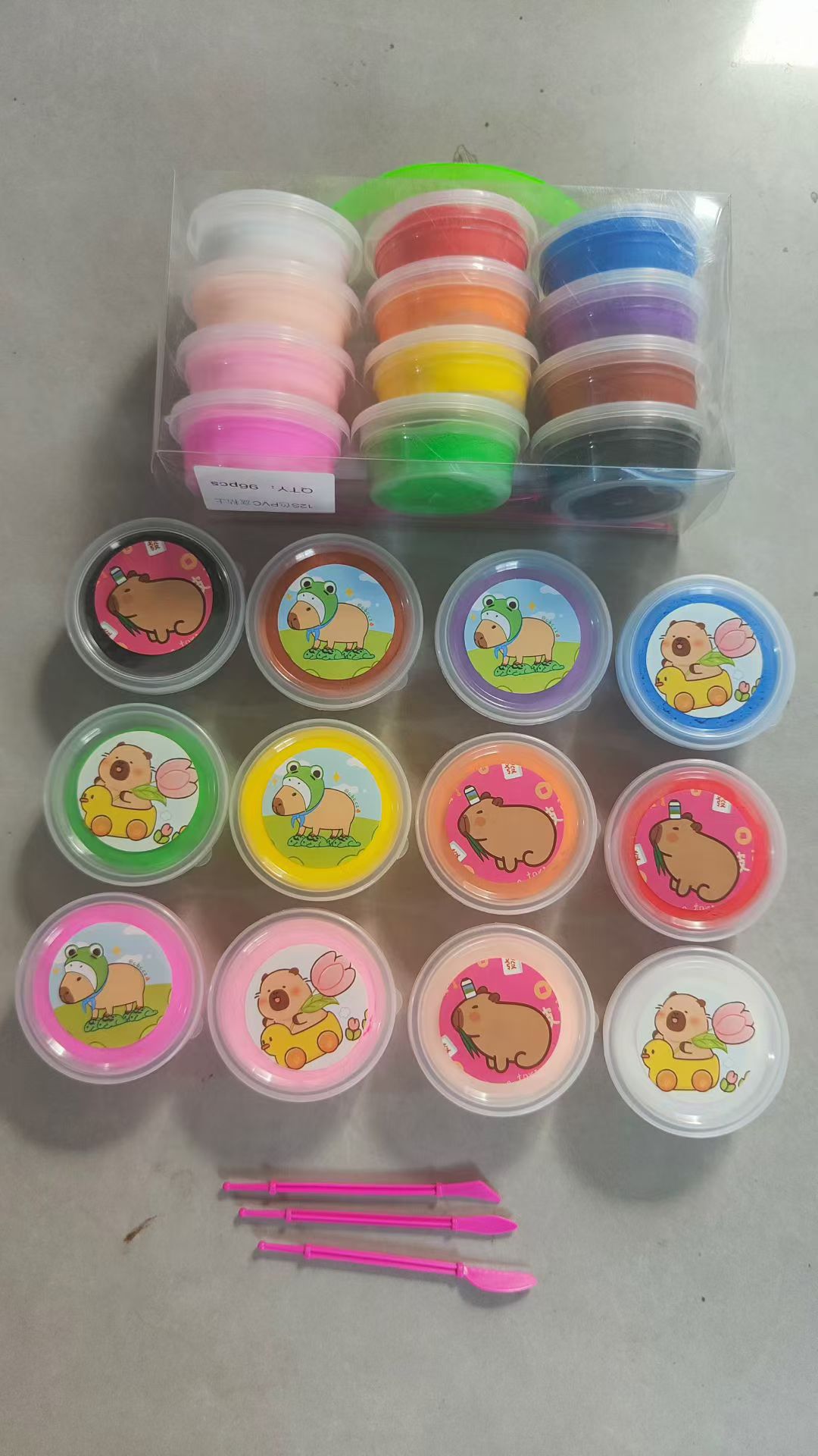 益智玩具彩泥超轻黏土500g科教粘土橡皮泥儿童手工DIY沙玩具彩泥超轻黏土彩泥超轻黏土橡皮泥彩泥橡皮泥白底实物图