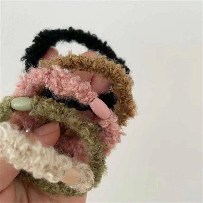 韩版女士拼接发绳头饰铃兰款儿童发饰时尚百搭发饰品