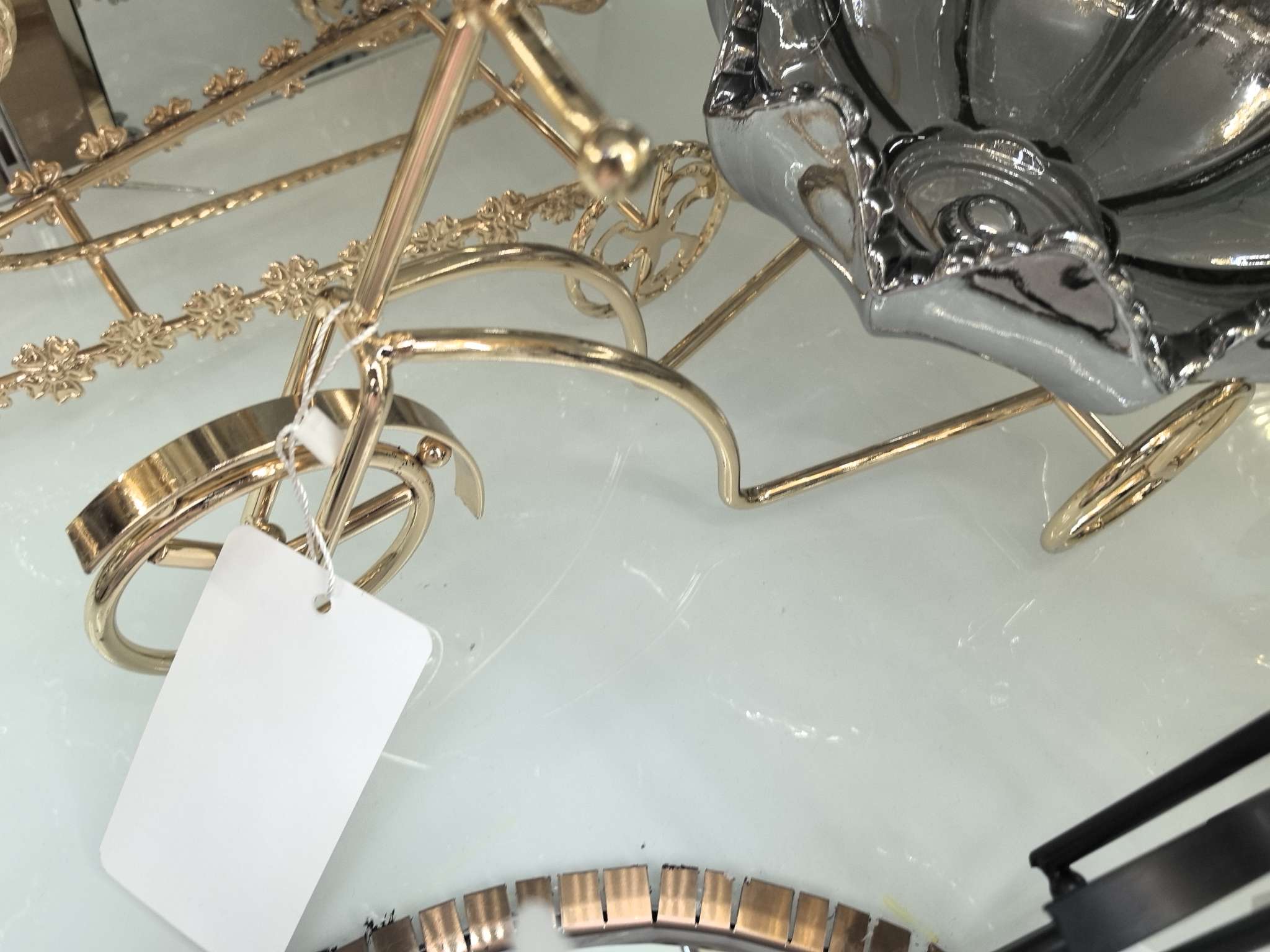 精美玻璃工艺品礼品 自行车架子果盘，可以放糖果，水果，好看实用高端，物美价廉详情图8