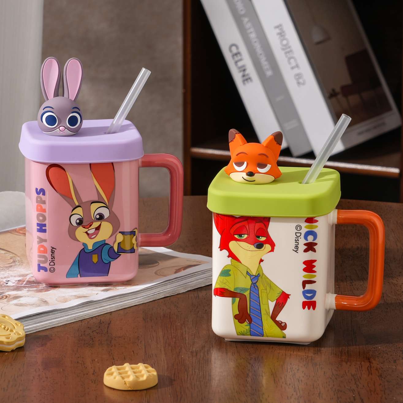 Christmas ceramic cups, personalized coffee water cups, insulated daily necessities, creative cups, ceramic water cups details Picture