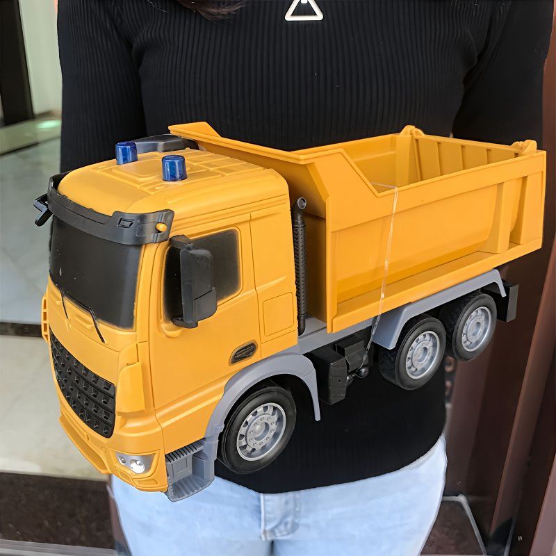 Wuyuan toys, children's mixer trucks, remote control rechargeable cement mixer trucks, remote control cars, Dongfang cars, sanitation vehicles, remote control cars, toys for export and wholesale Item Picture